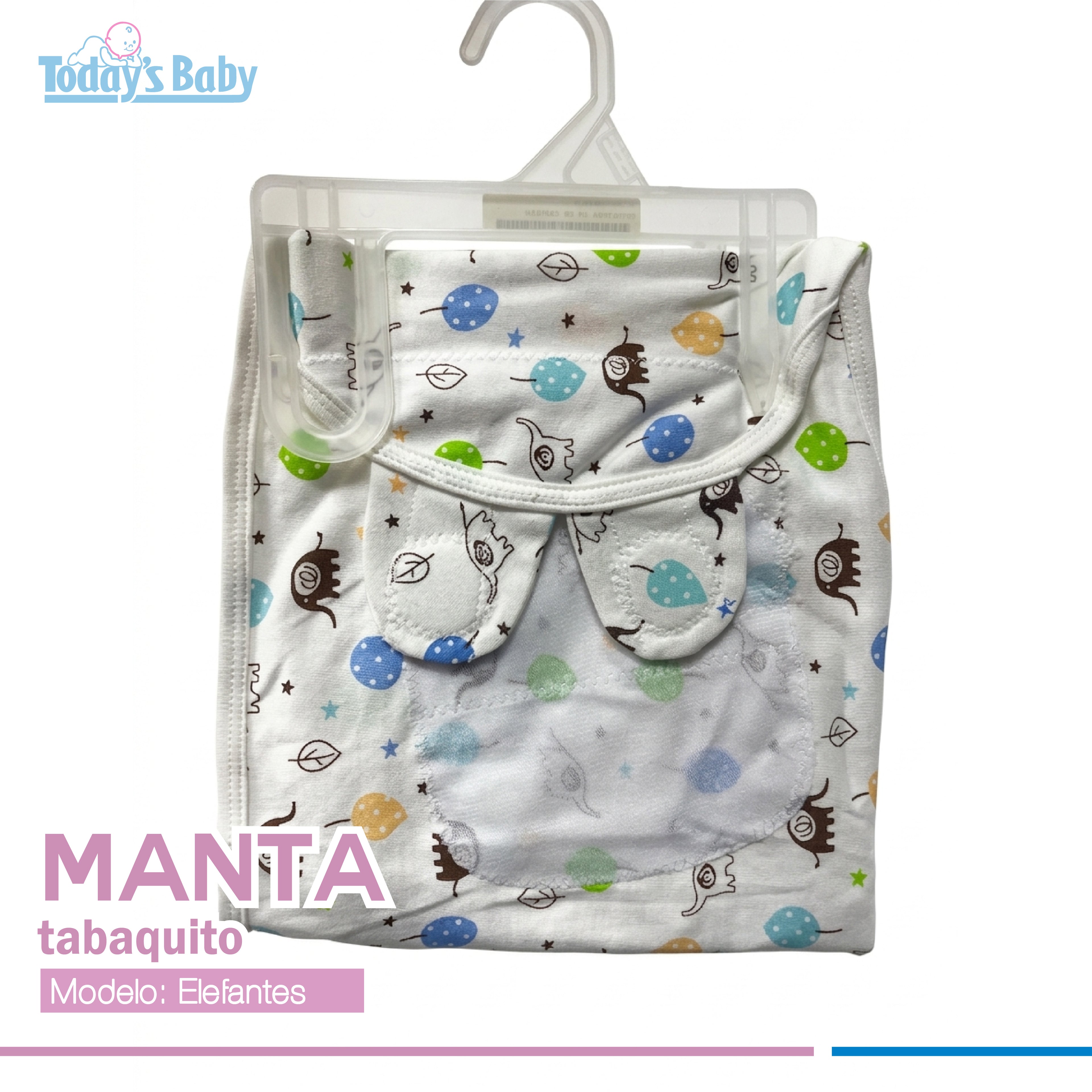 manta tabaquito para bebes elefante para bebé