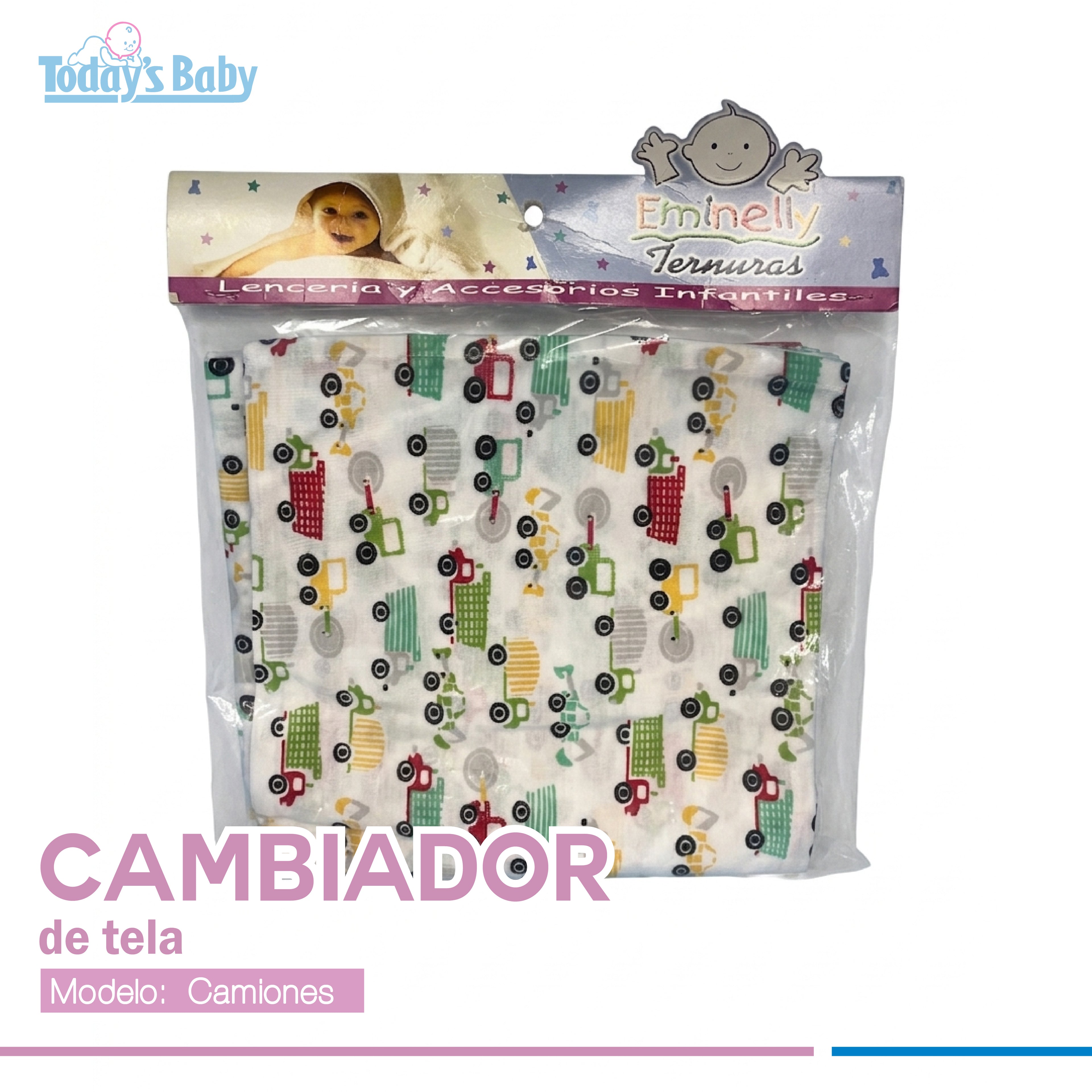 Cambiador de tela Camioncitos Eminelly
