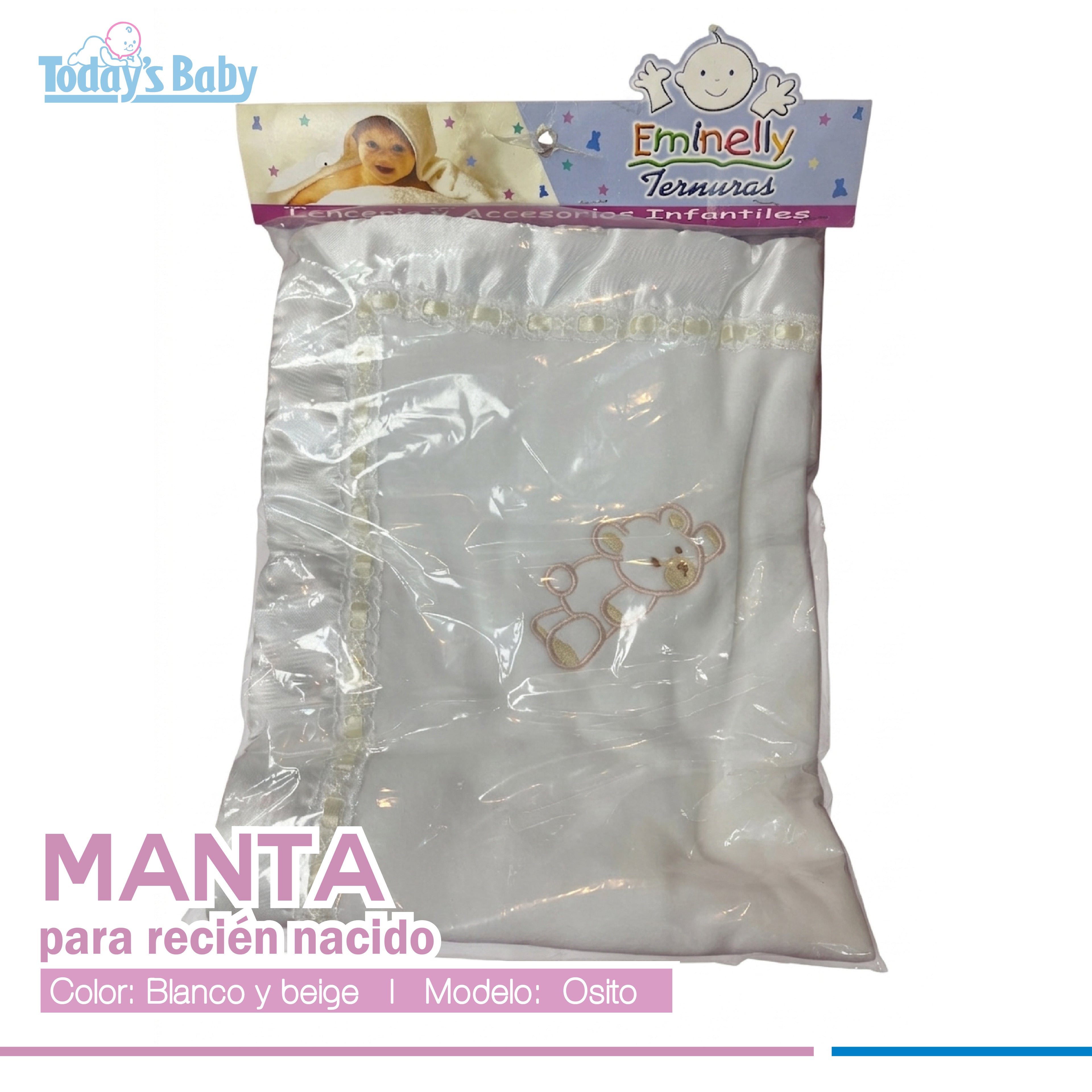 manta para recien nacido osito morado copia para bebé