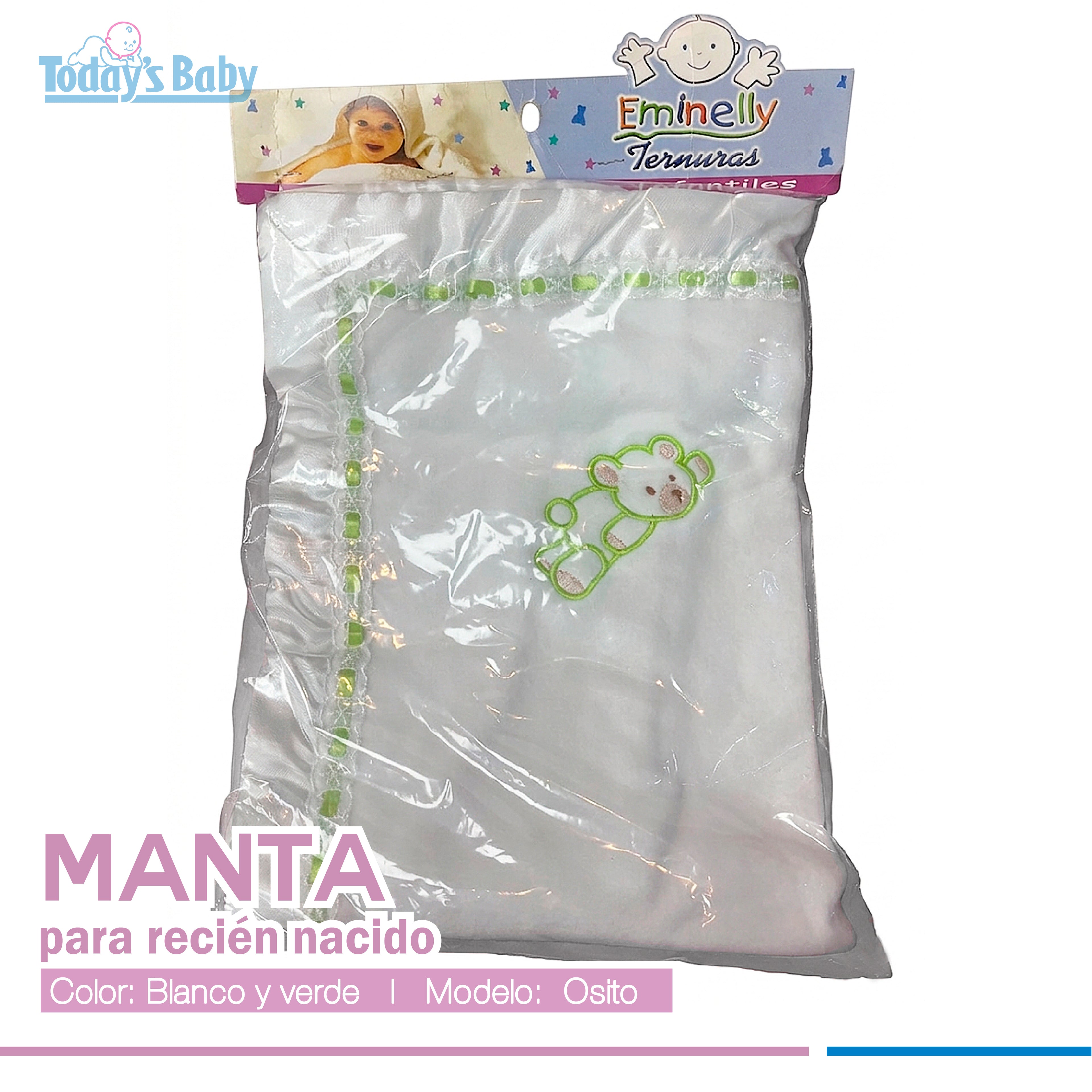 manta para recien nacido osito azul copia para bebé