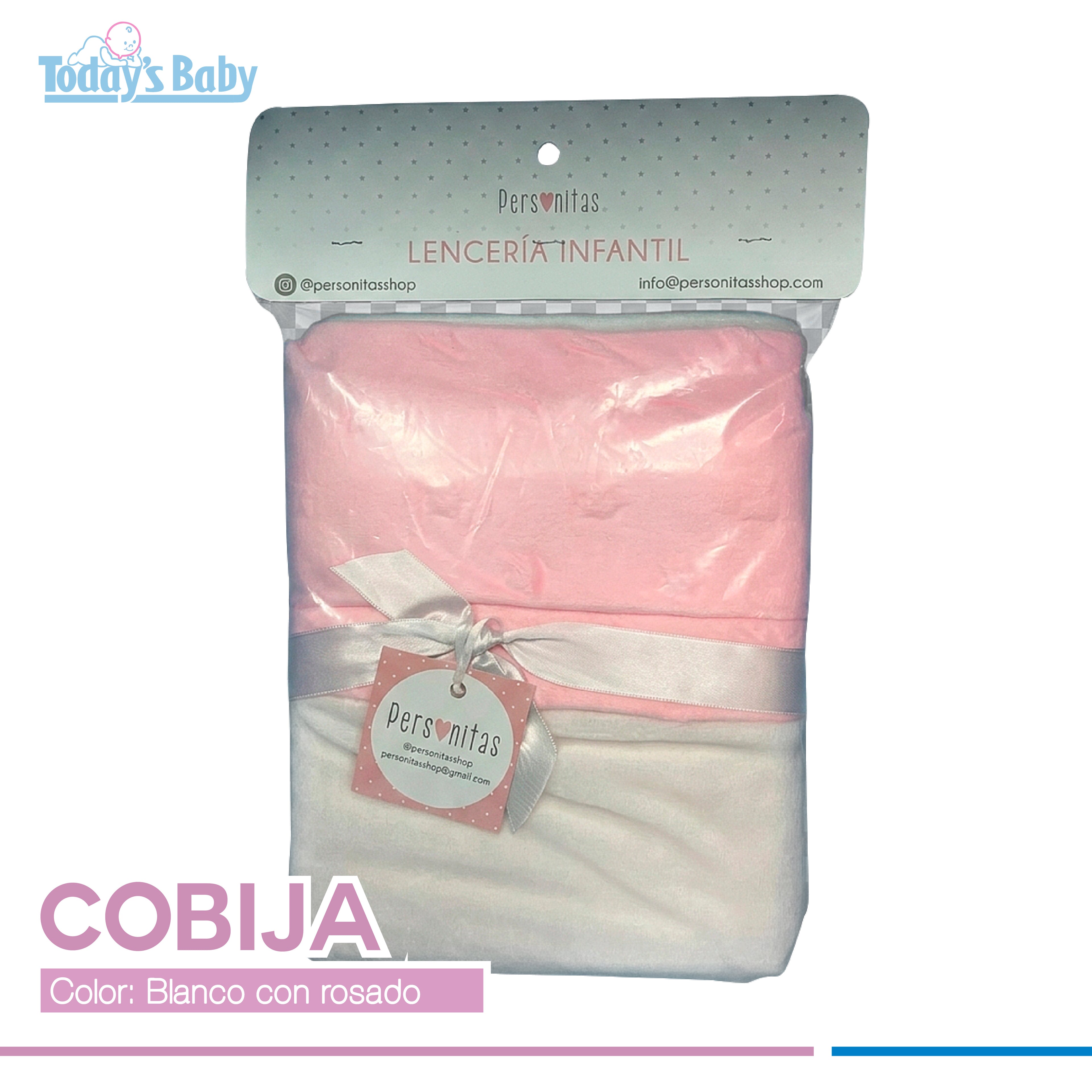 cobija suave personitas para bebé