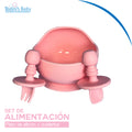 set de alimentacion de silicona para bebé