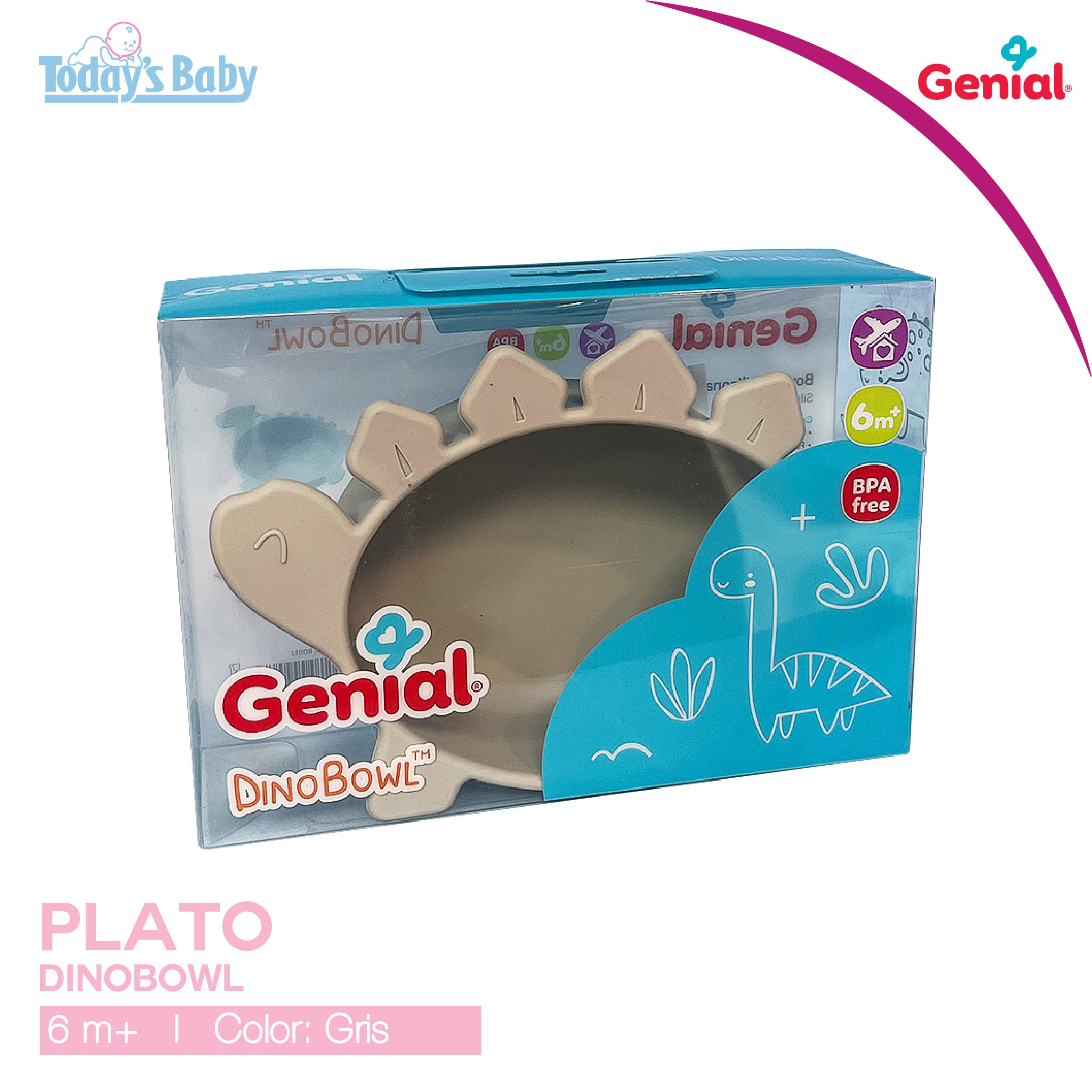 DinoBowl de silicon Genial