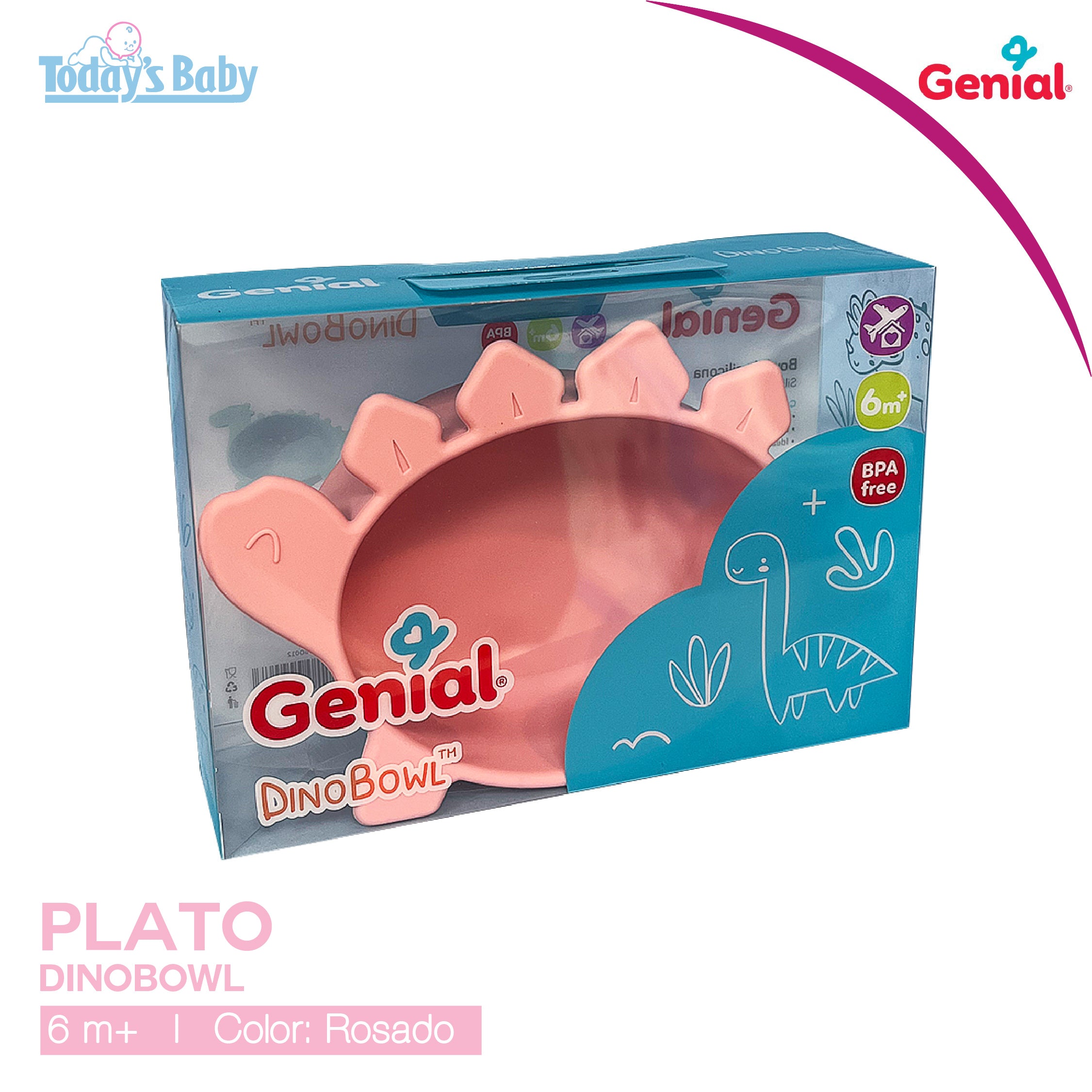 DinoBowl de silicon Genial