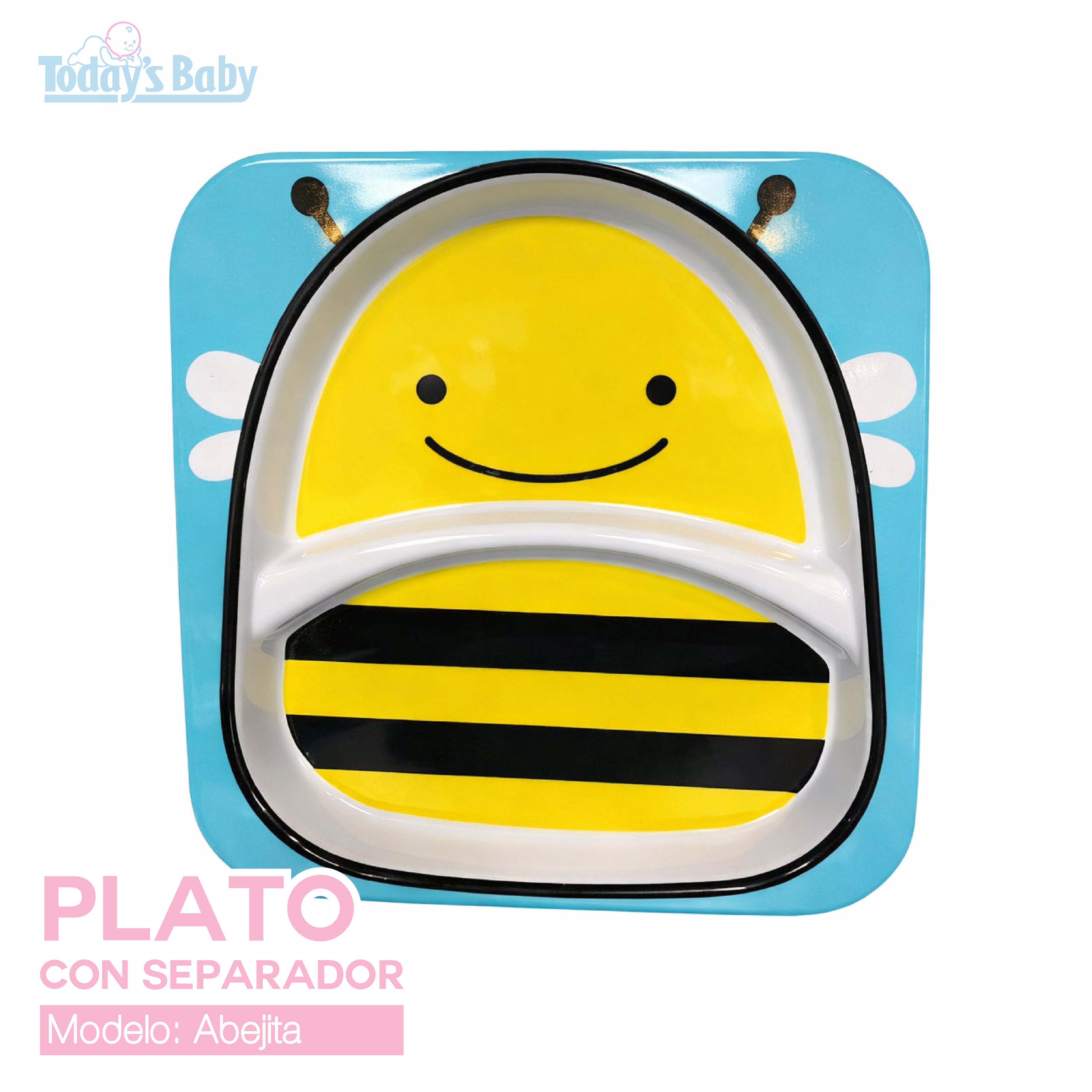 plato con division buho copia para bebé
