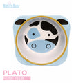 plato hondo bowl vaquita para bebé