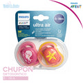 chupones avent ultra air ortodontico 6 18 meses para bebé