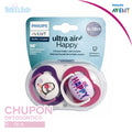 chupones avent ultra air ortodontico 6 18 meses copia para bebé