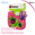 Babero de tela Sassy