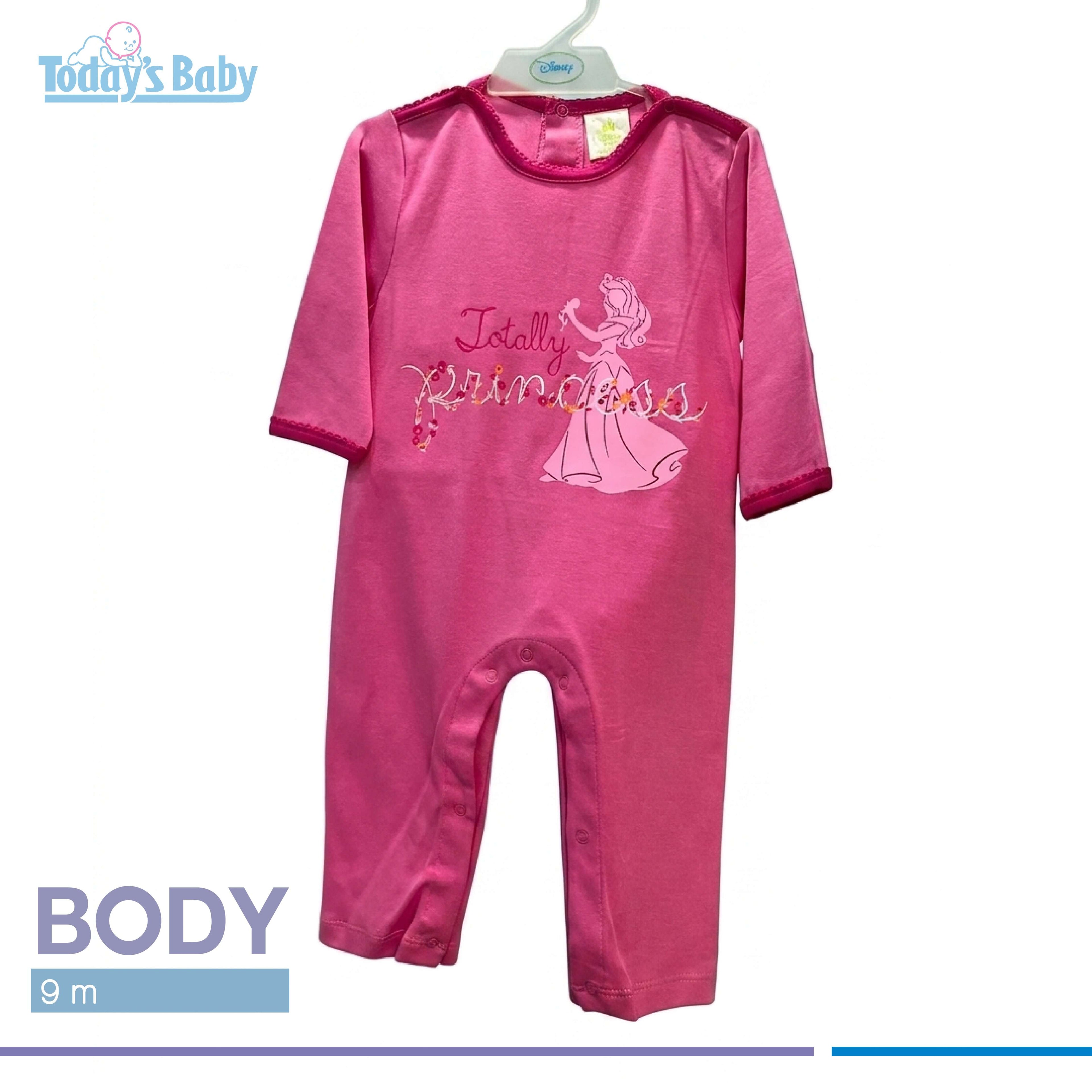body de algodon princess 9m para bebé
