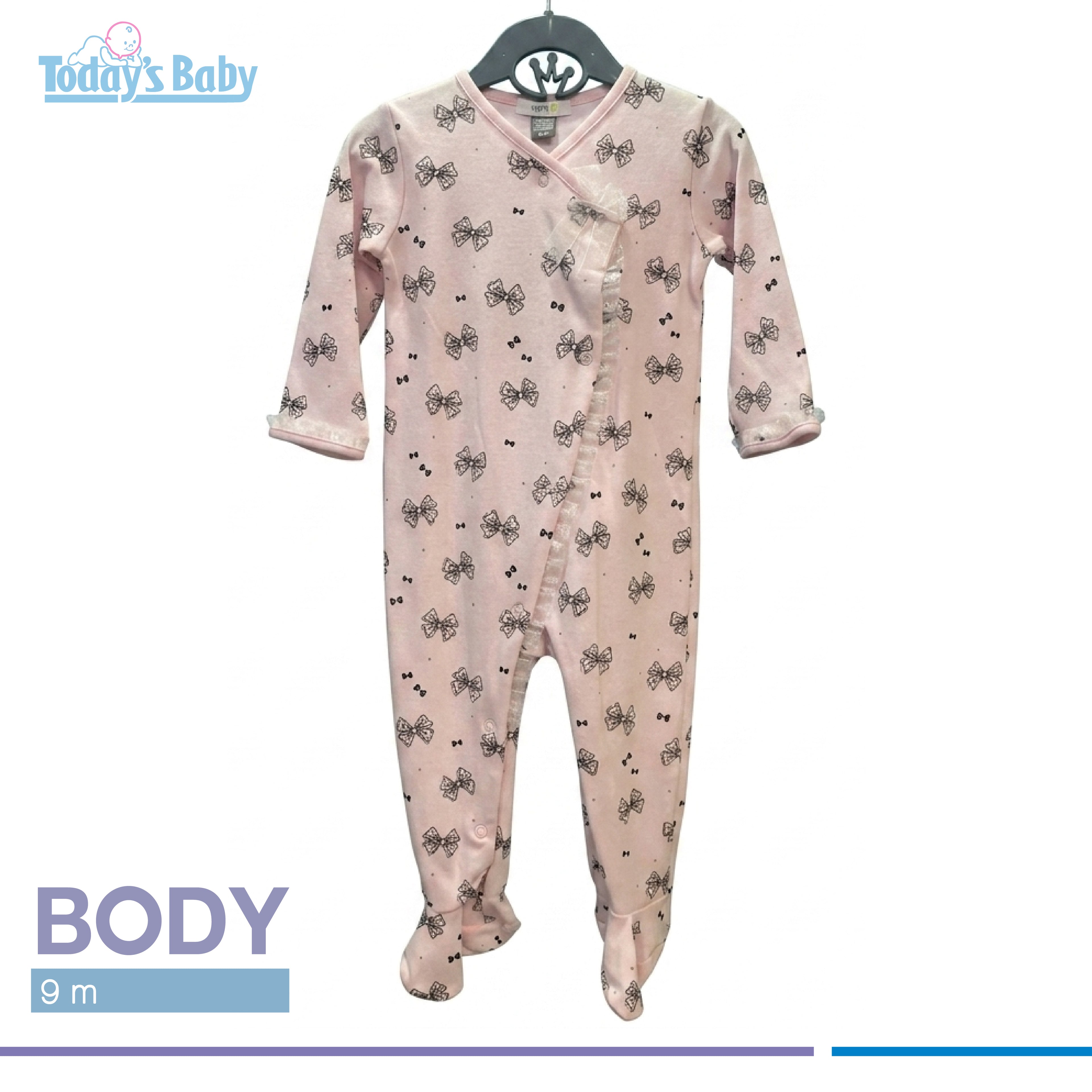 body de algodon 9m 4 para bebé