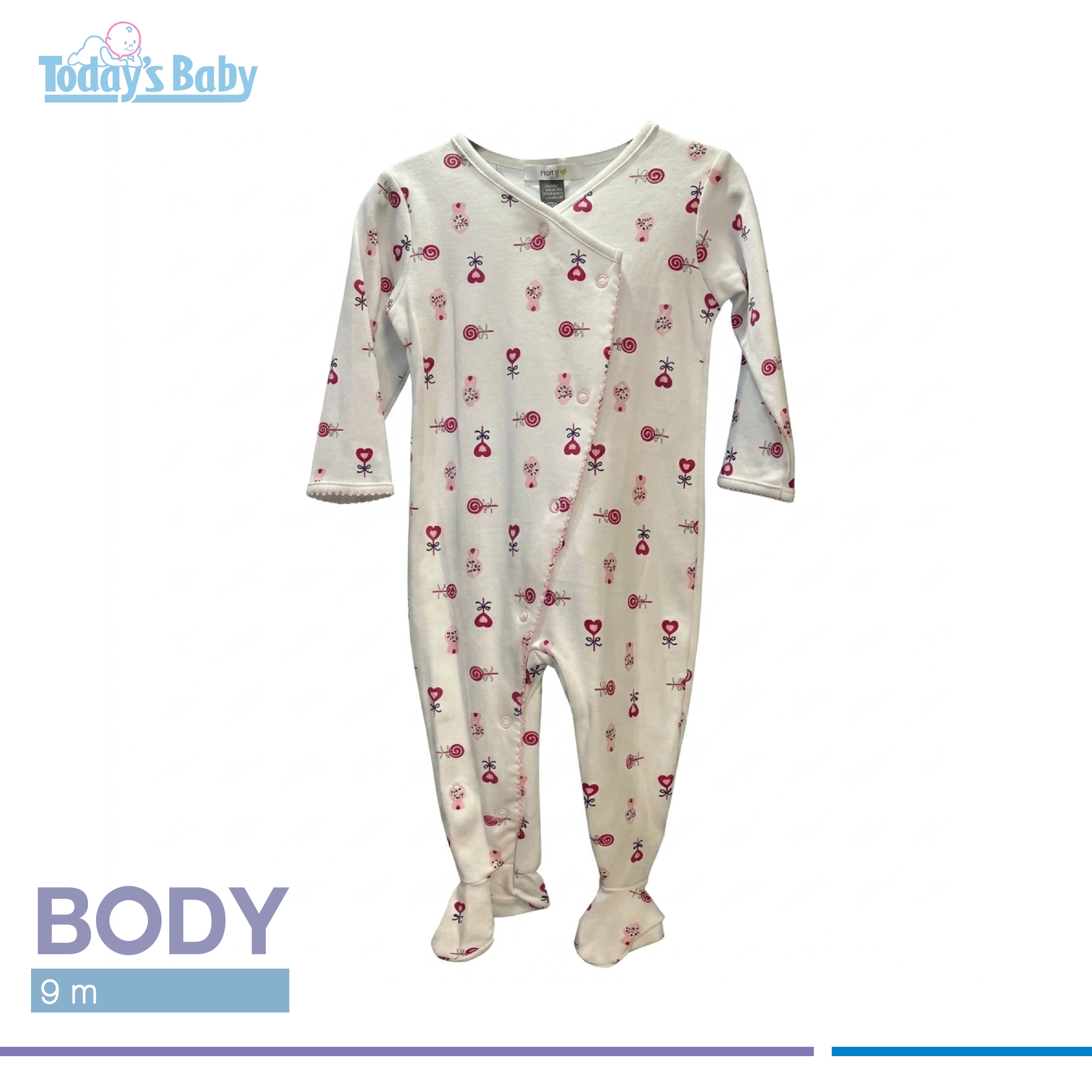 body de algodon 9m 5 para bebé