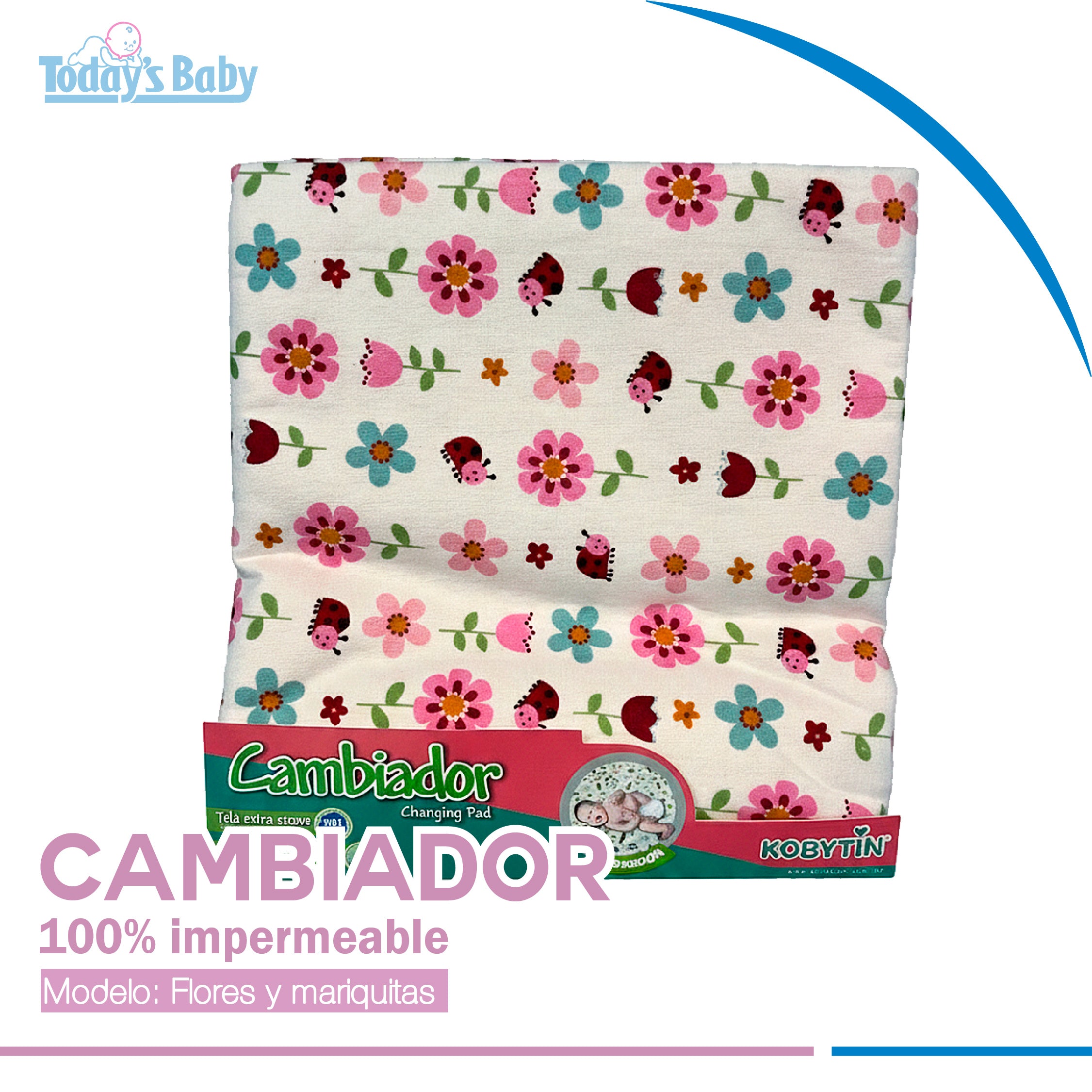 Cambiador de tela impermeable