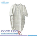 coco liso para bebés blanco con rosado para bebé