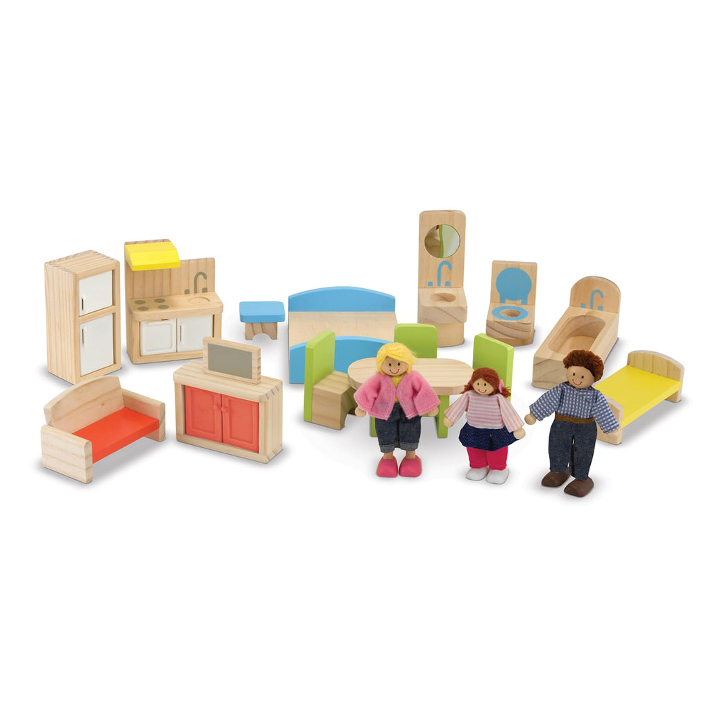 Casa de muñecas alta de madera Melissa & Doug