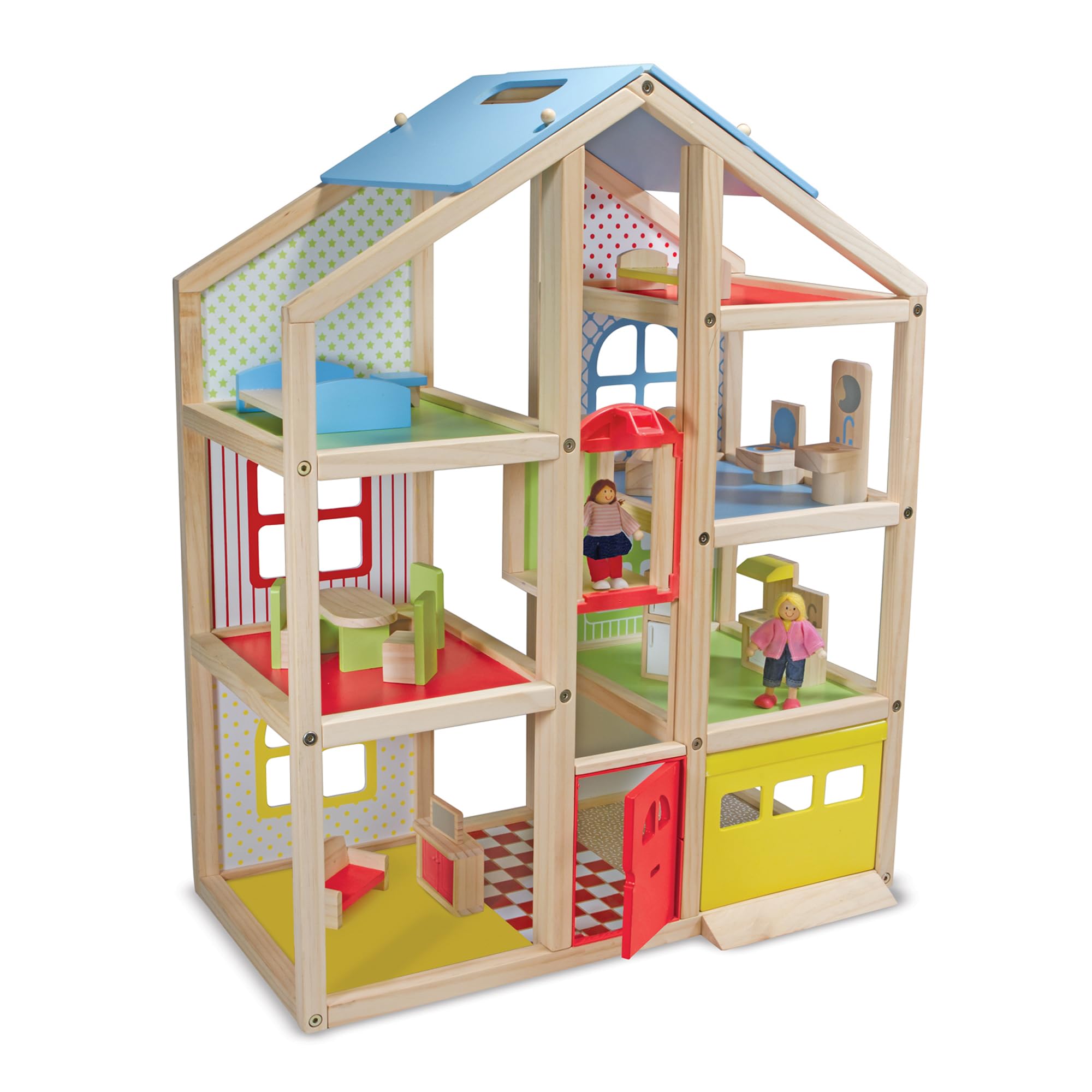 Casa de muñecas alta de madera Melissa & Doug