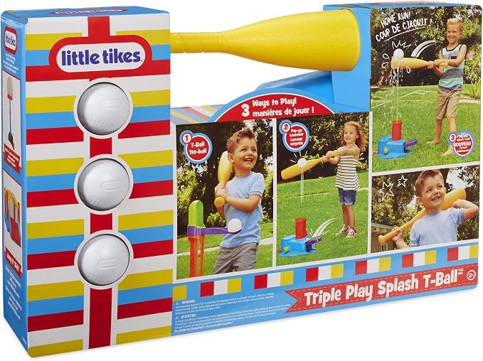 Juego de T-Ball Triple Splash 3 en 1 Little Tikes