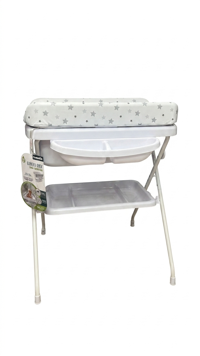 Bañera cambiador con base Onix Cute Babies