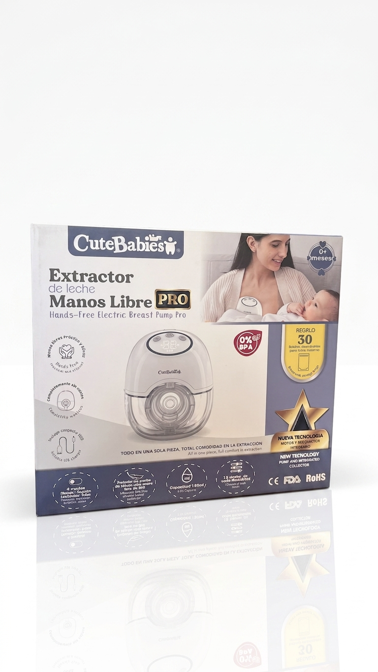 Extractor de leche manos libre PRO Cute Babies