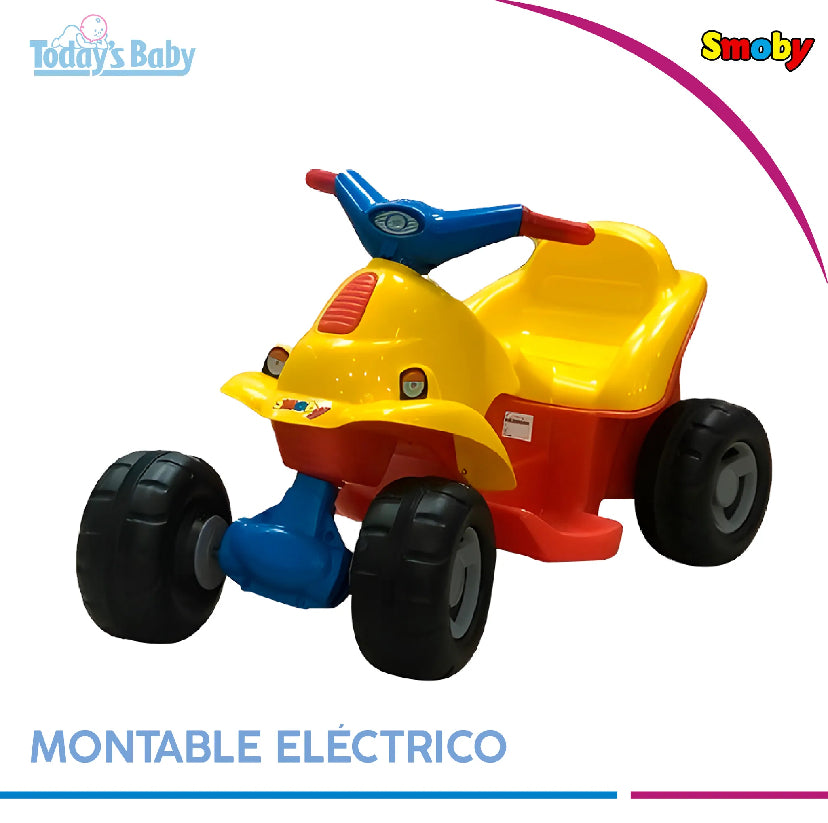montable electrico tipo cuatrimoto para bebé