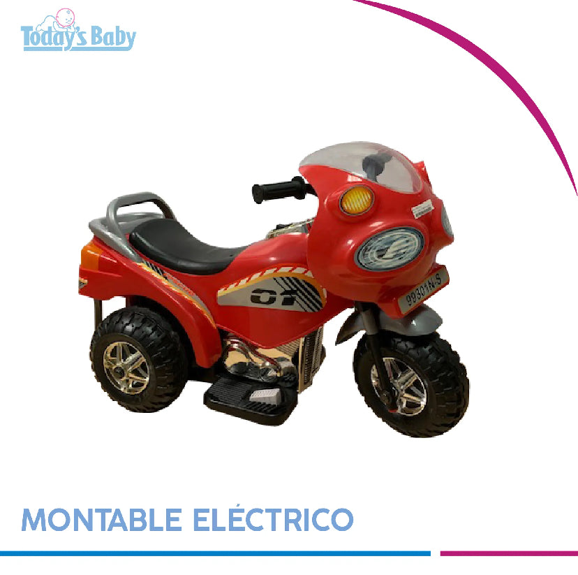 montable electrico tipo moto para bebé