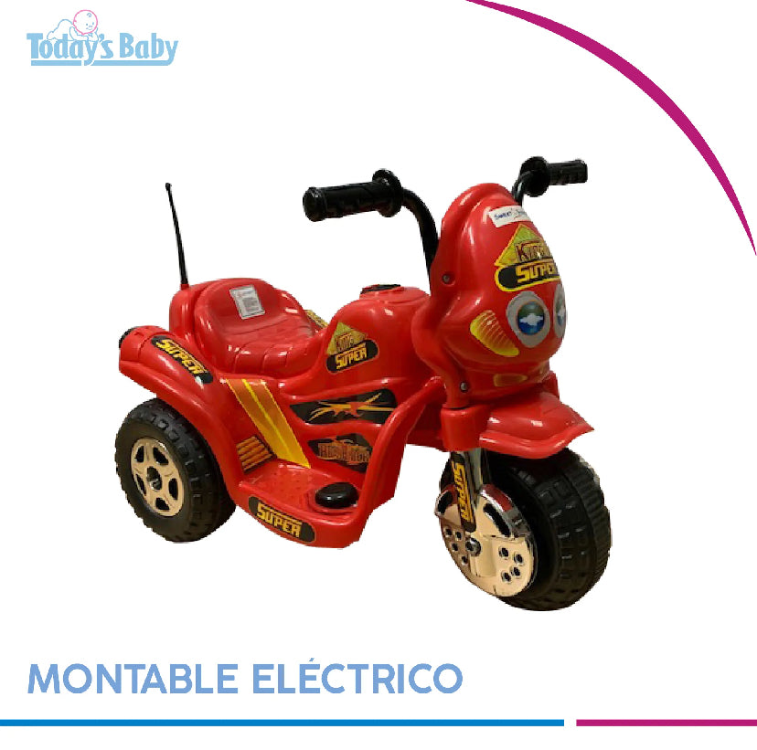 montable electrico tipo moto para bebé
