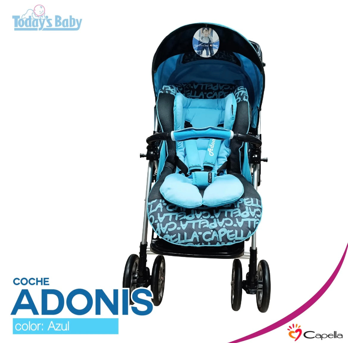 coche adonis capella azul para bebé