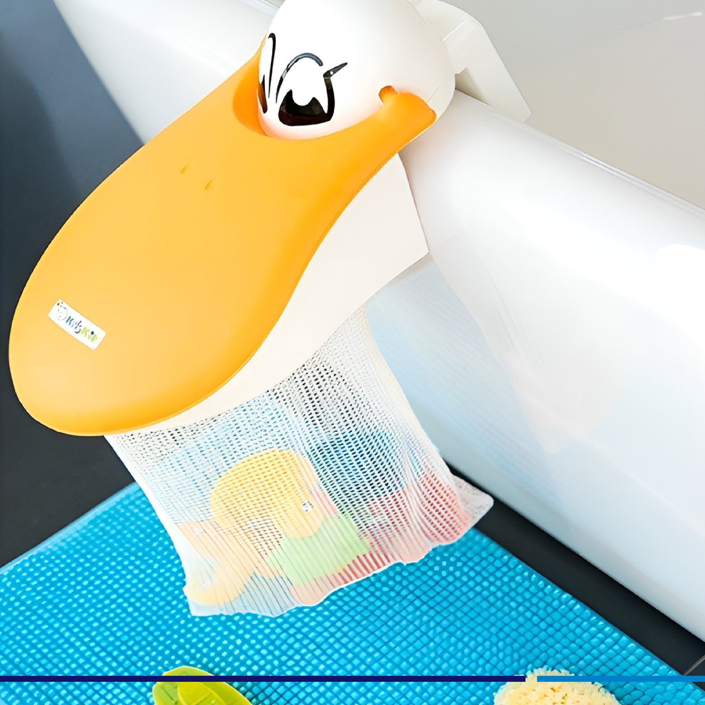 Organizador de juguetes Pelícano para bañera