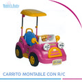 carro montable con control remoto para bebé