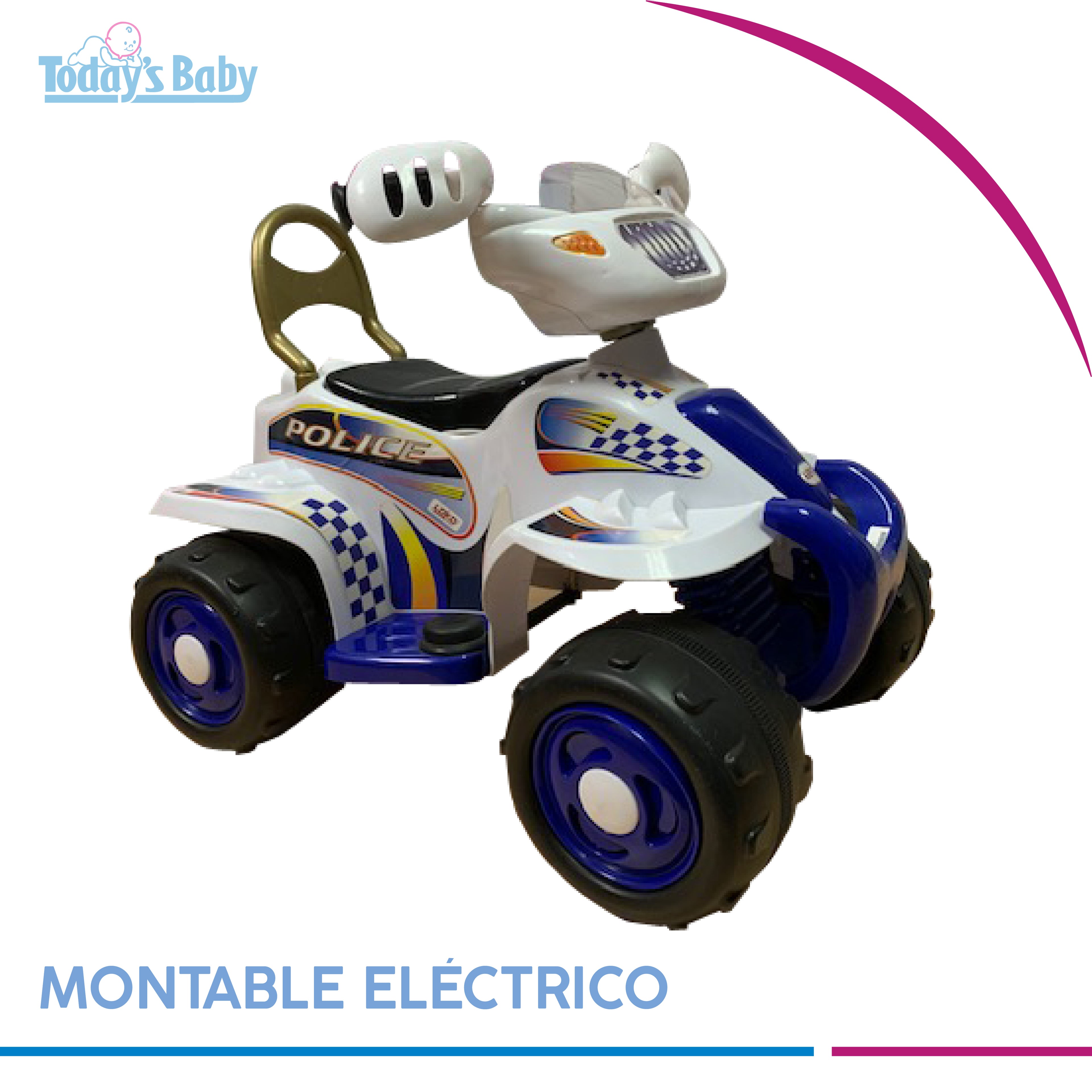 montable electrico cuatrimoto para bebé