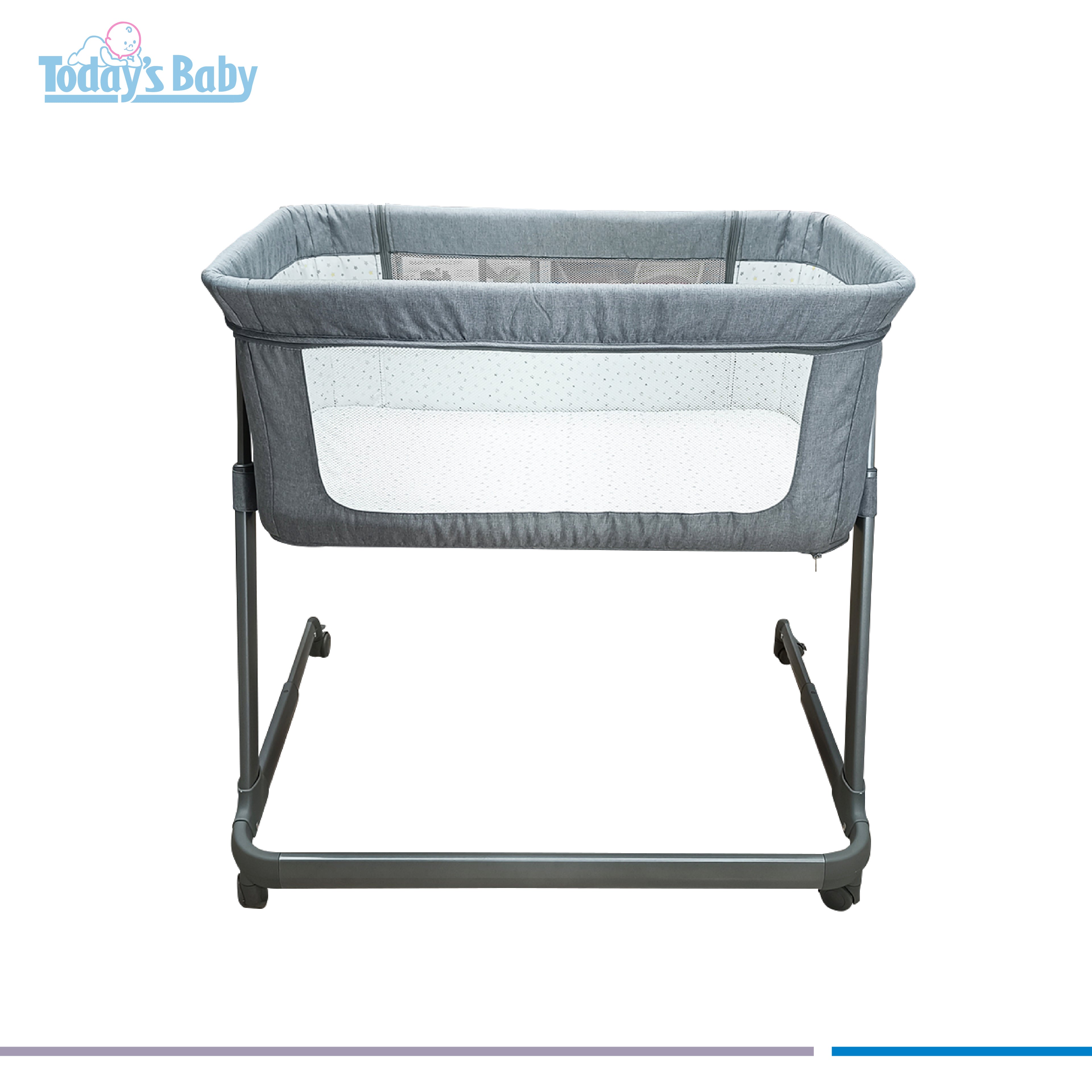 cuna colecho gris cute babies 1 para bebé