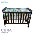 cuna de madera copia para bebé