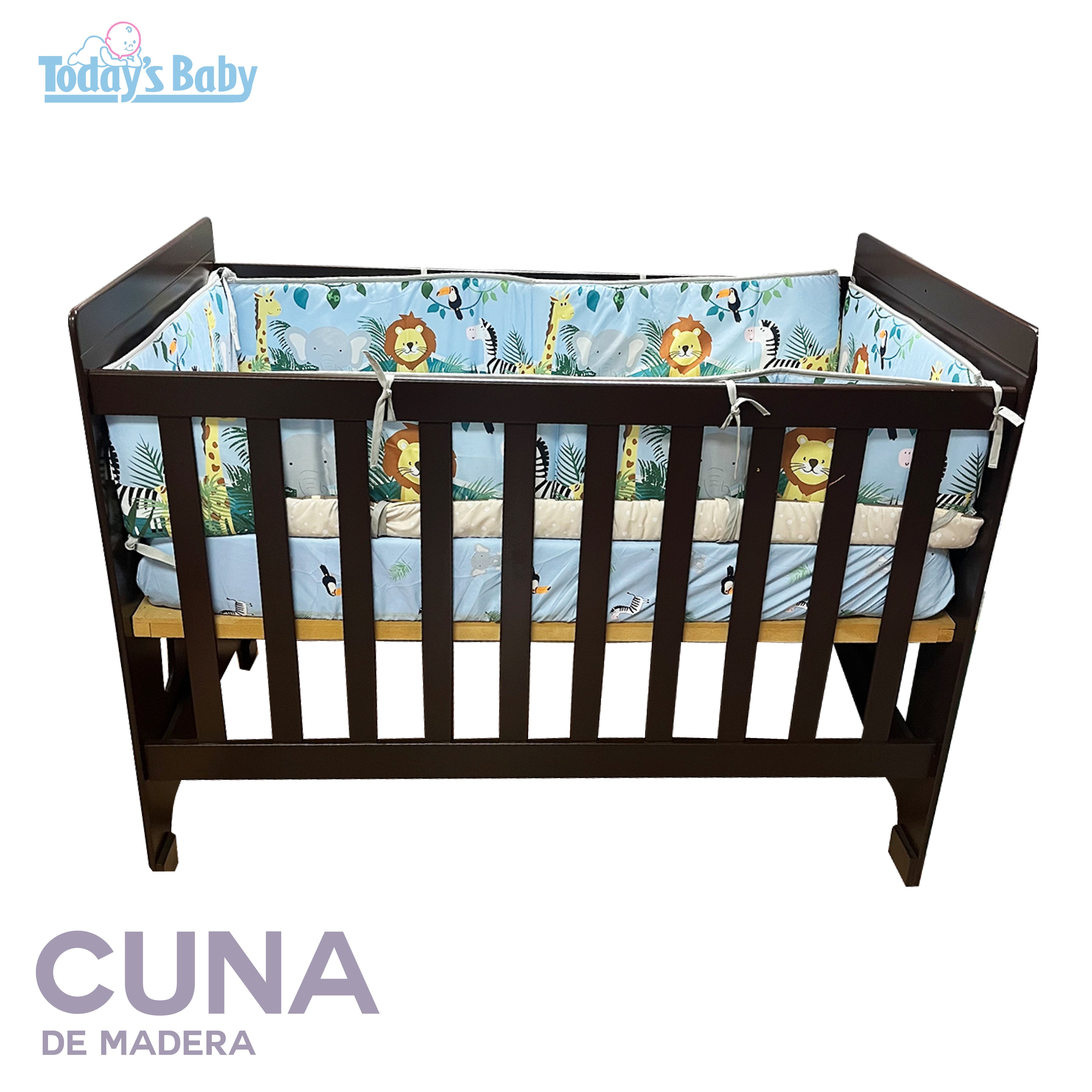 cuna de madera copia para bebé