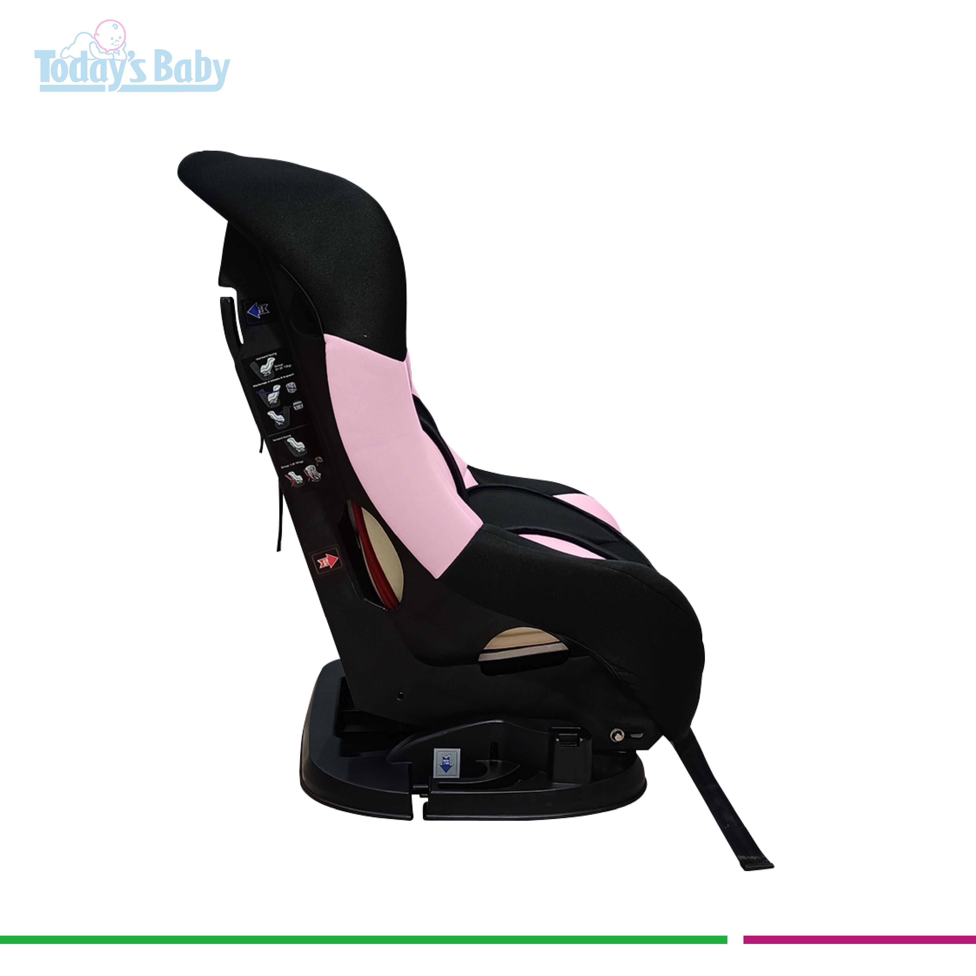silla para carro bebesitos rosa para bebé