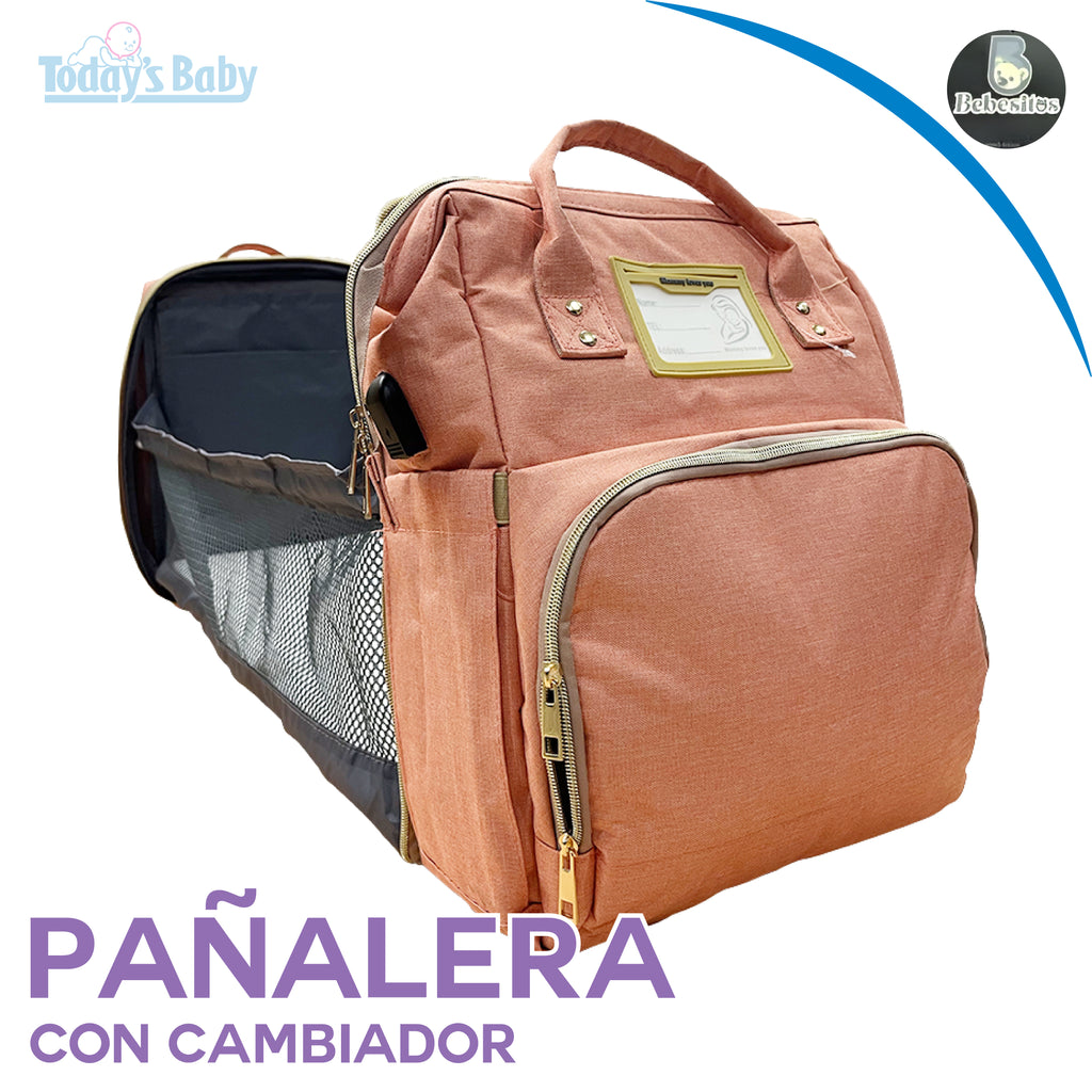 panalera con cambiador para bebé