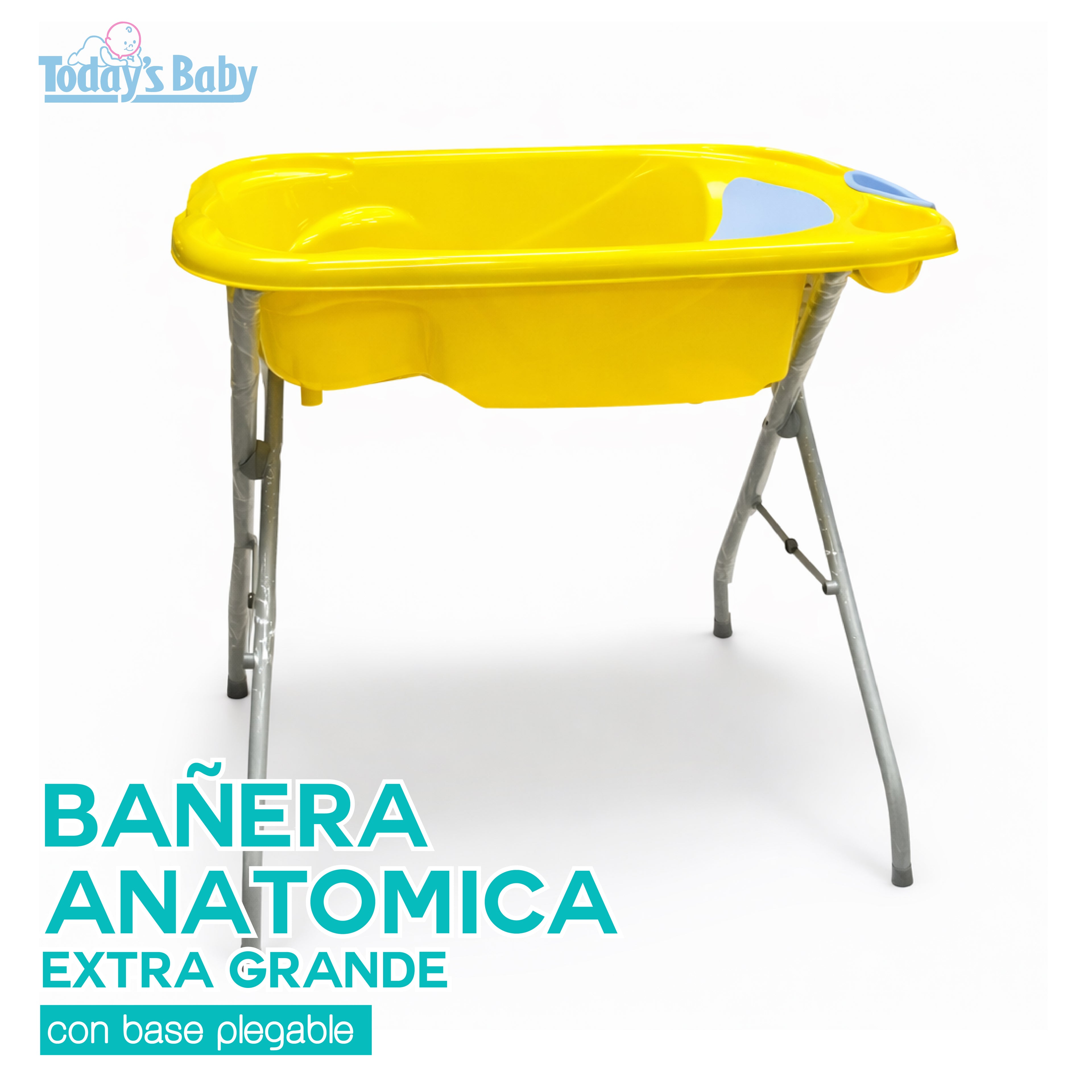 banera anatomica extra grande sweet baby con base plegable copia 1 para bebé