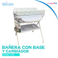 Bañera cambiador con base Onix Cute Babies
