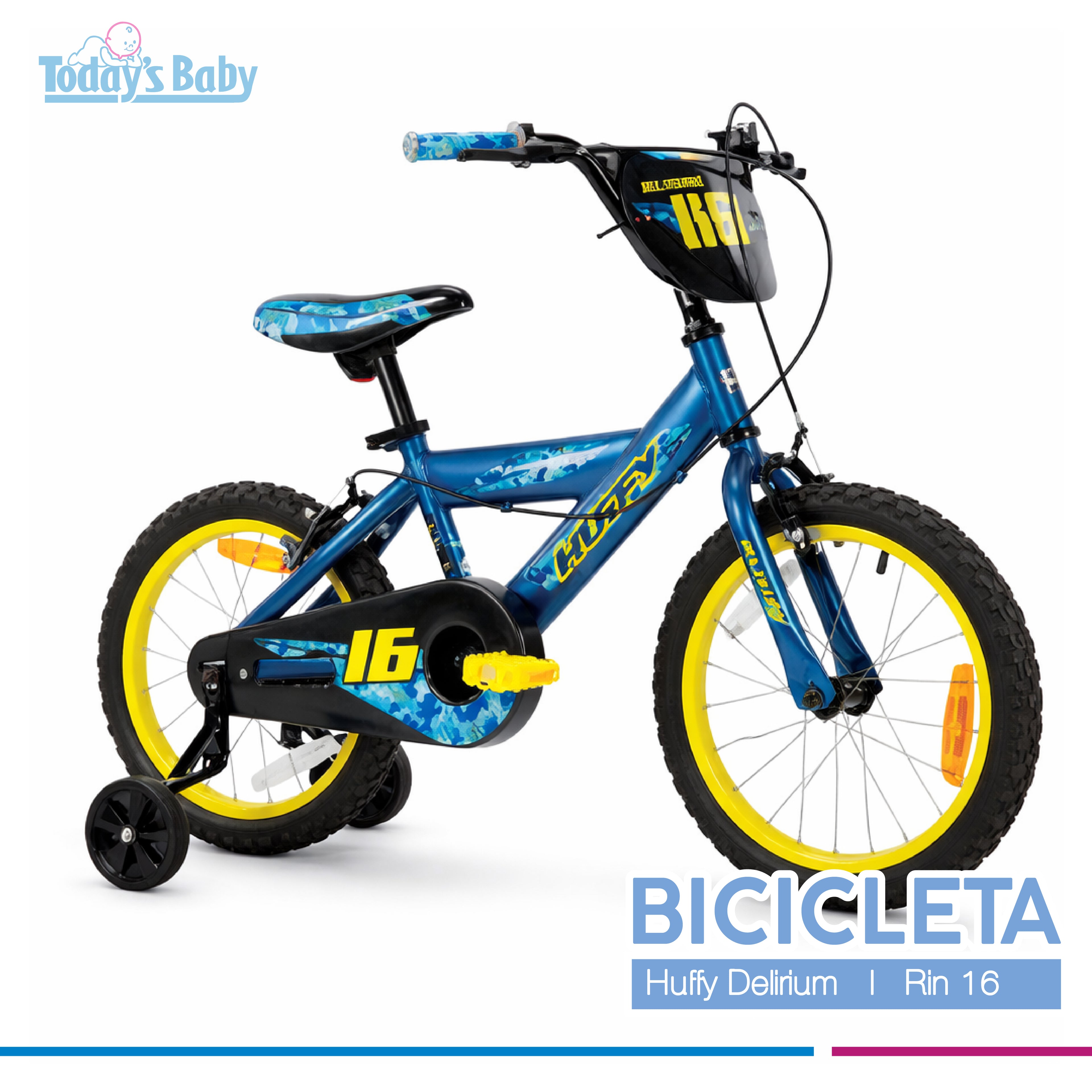 bicicleta huffy delirium rin 16 para bebé