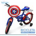 bicicleta capitán america rin 16 para bebé