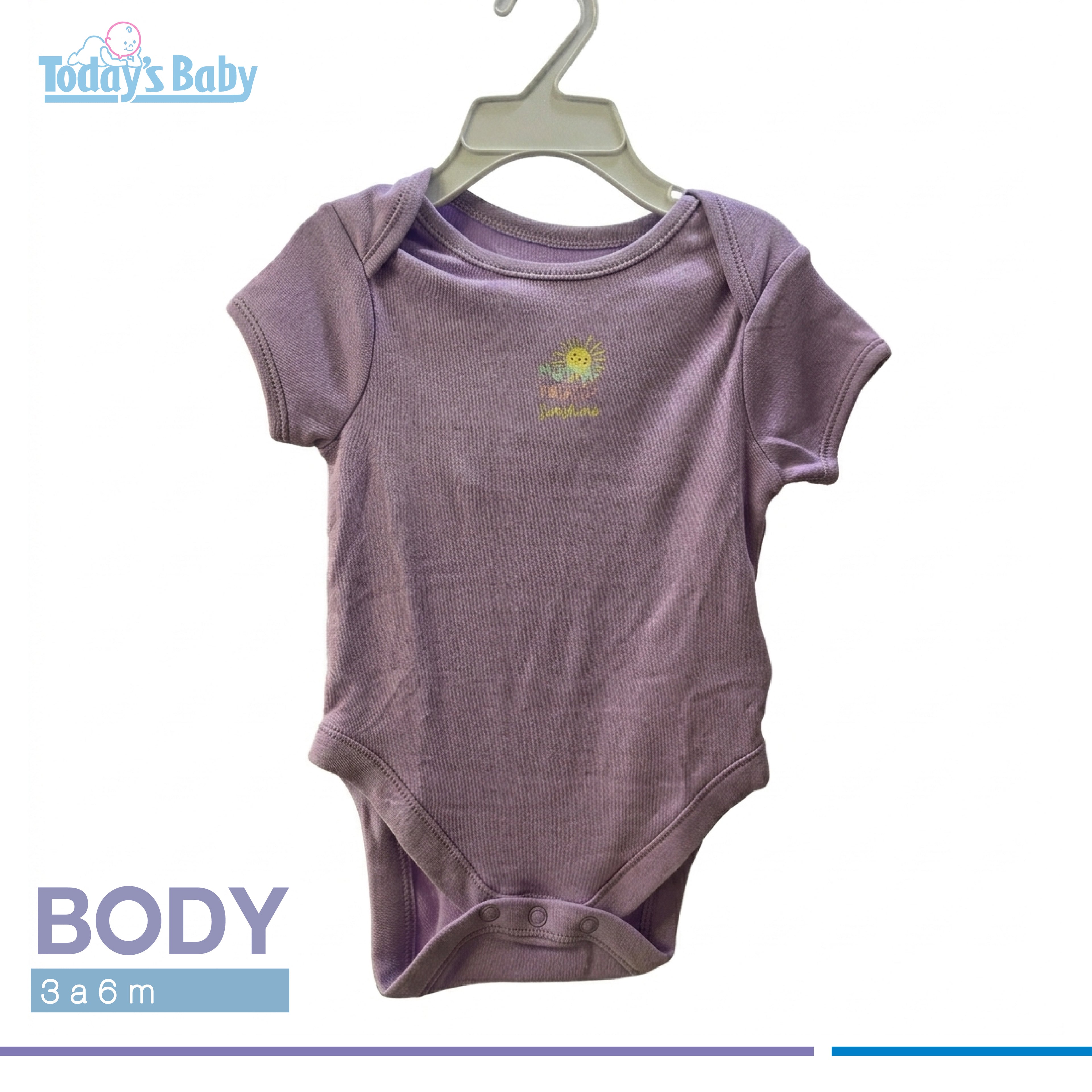 body de algodon 3 6m 1 para bebé