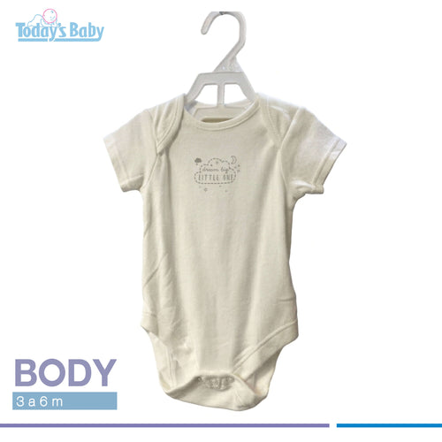 body de algodon 3 6m 11 para bebé