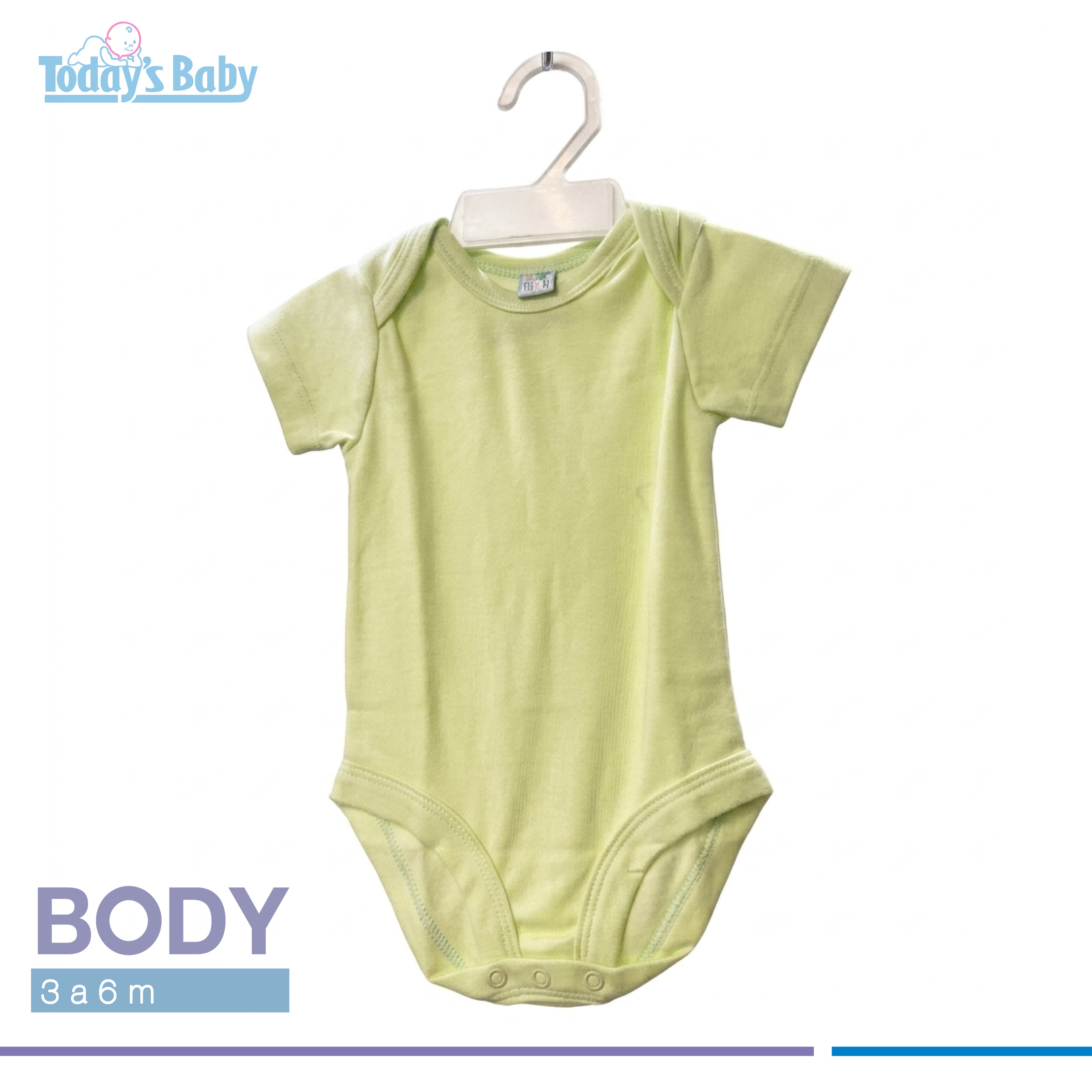 body de algodon 3 6m 7 para bebé