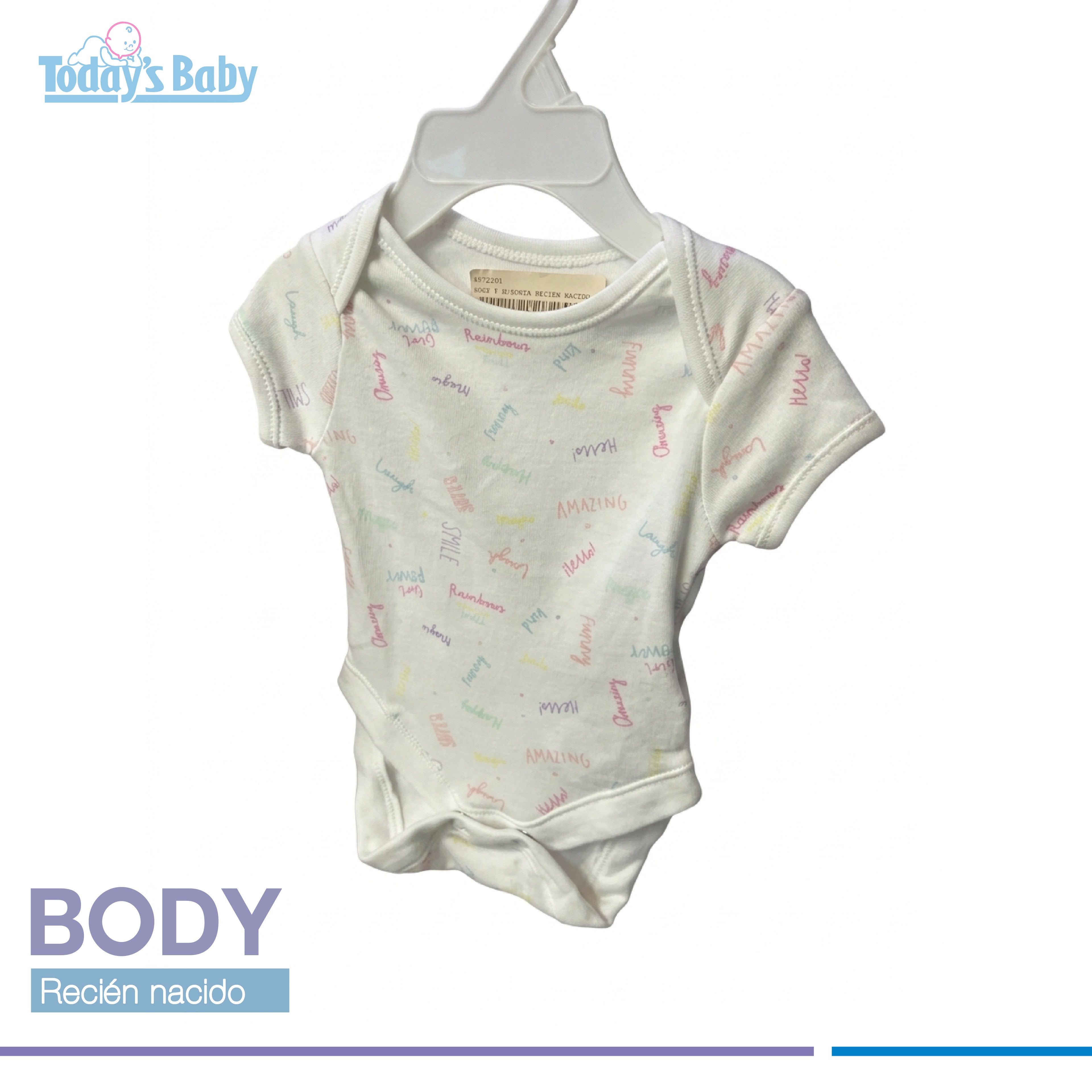 Body de Algodón Recién Nacido