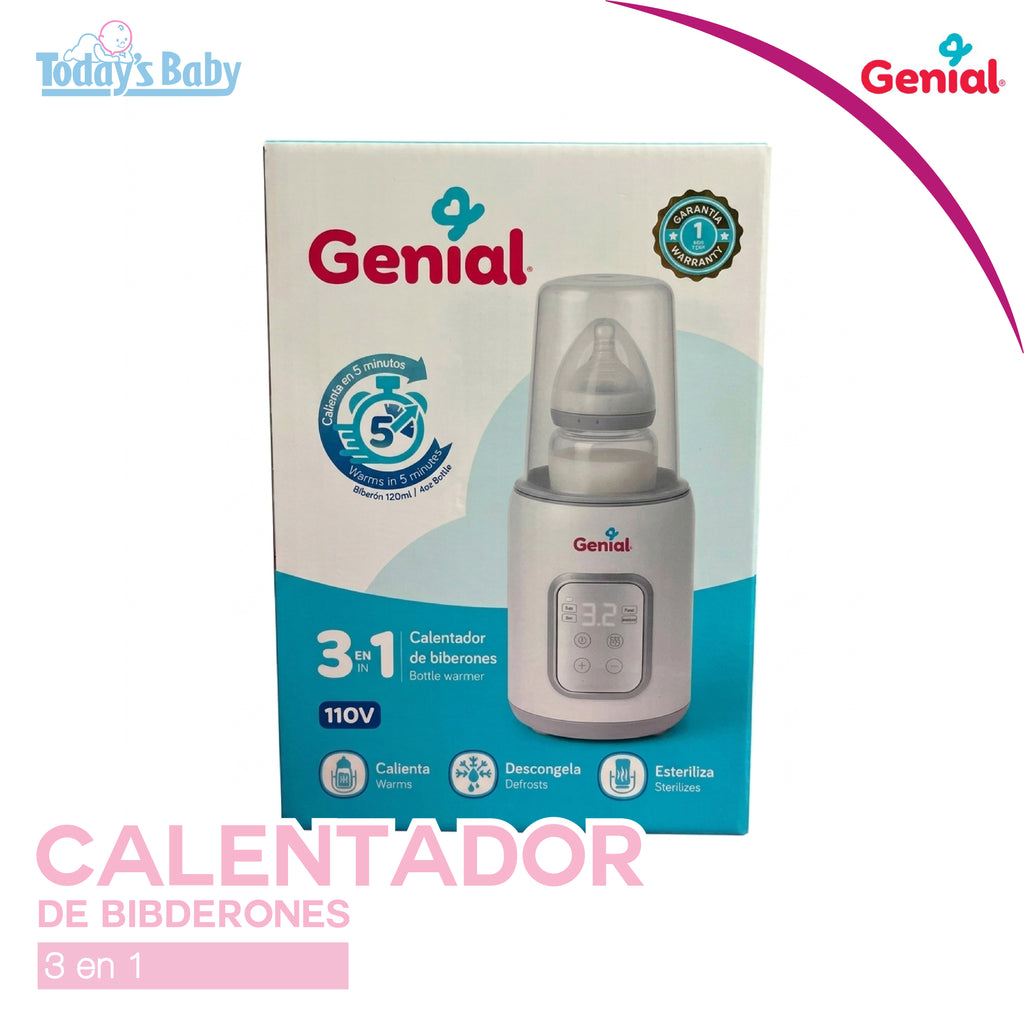 Calentador de biberones 3 en 1 Genial