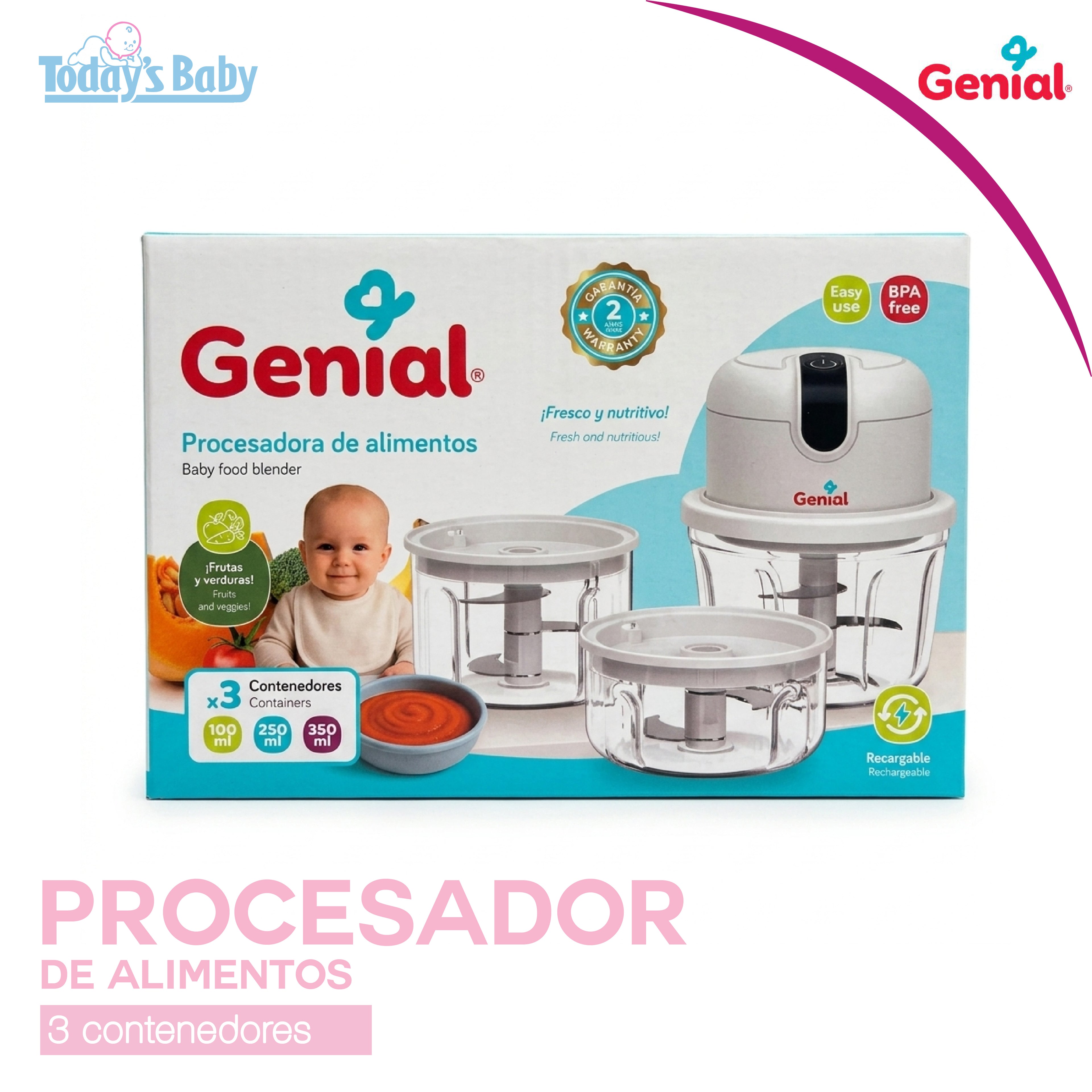 Procesadora de alimentos Genial