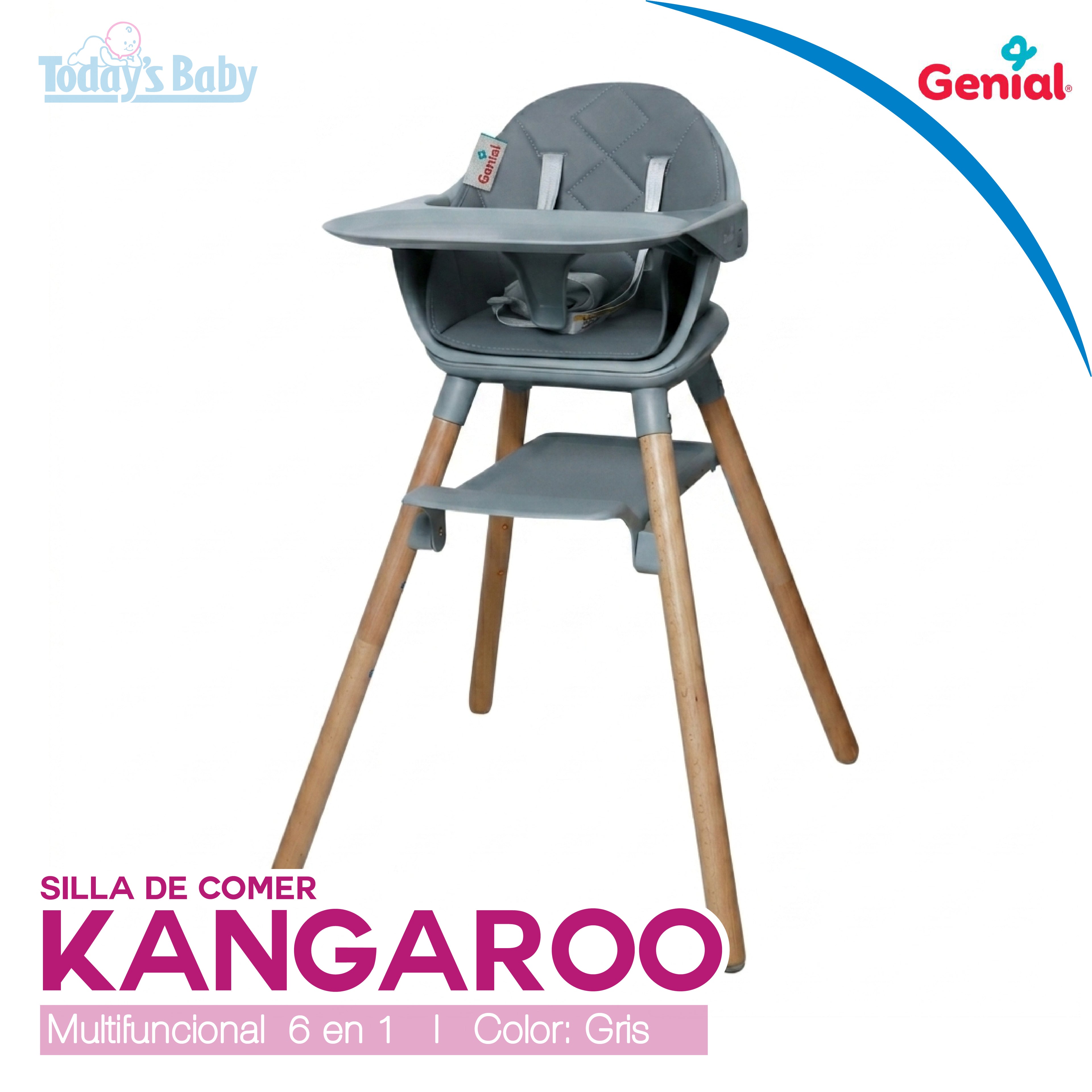 Silla de comer Kangaroo Genial 6 en 1