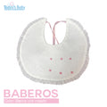 Baberos de tela corte luna