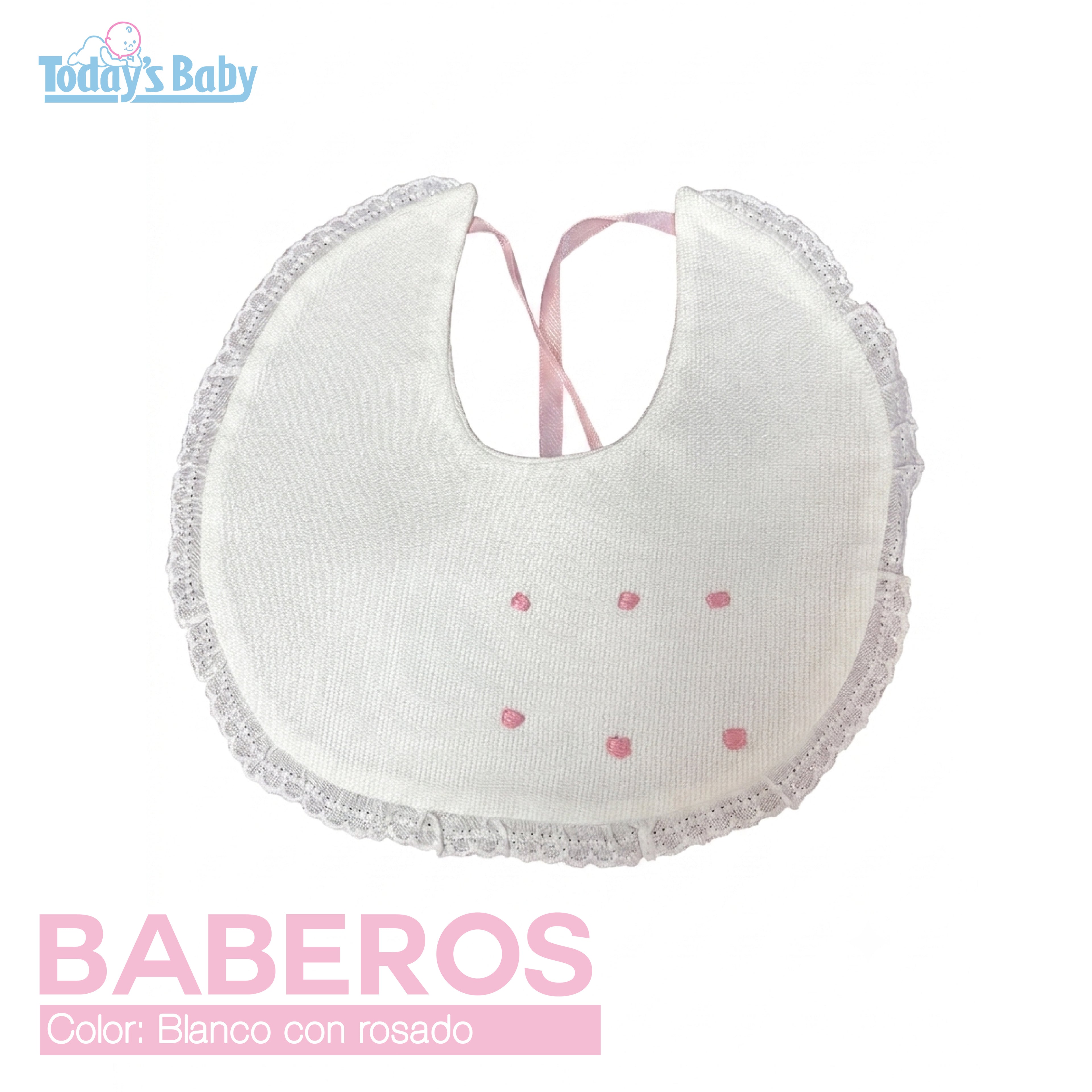 Baberos de tela corte luna