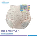 Braguitas para bebés 3m rosado