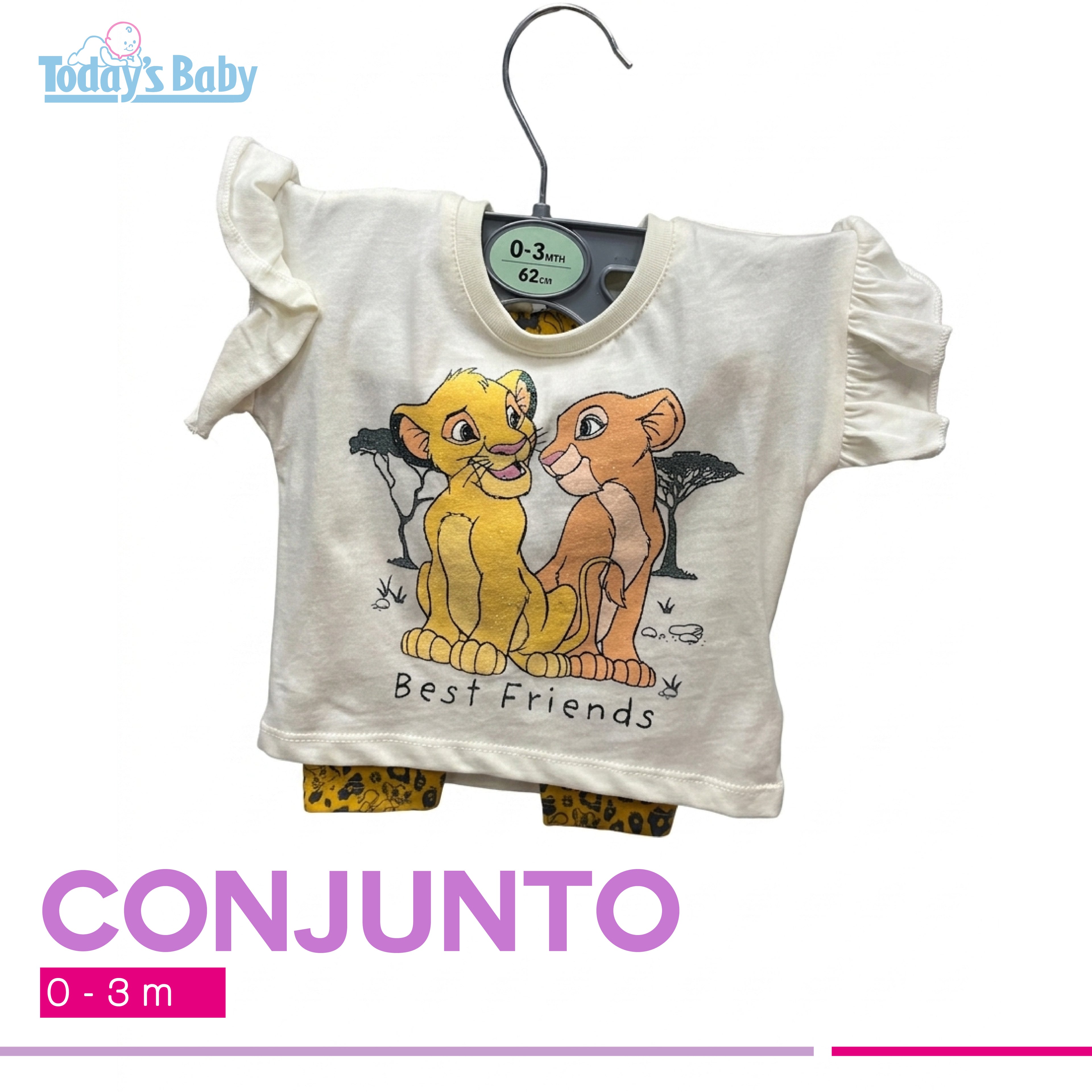 Conjunto Disney Rey Leon 0-3m